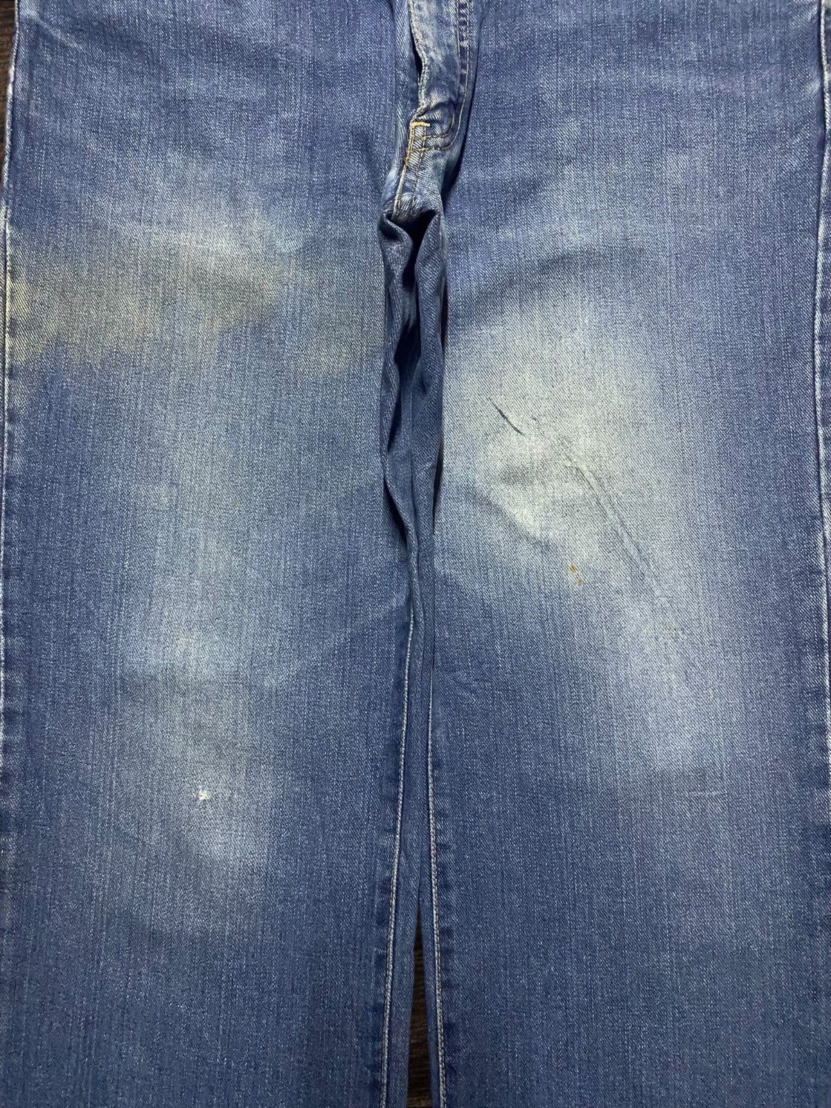 Japanese Brand Vintage Japanese Brand Edwin 703 Blue Wash Distressed Jeans Size US 30 / EU 46 - 9 Thumbnail