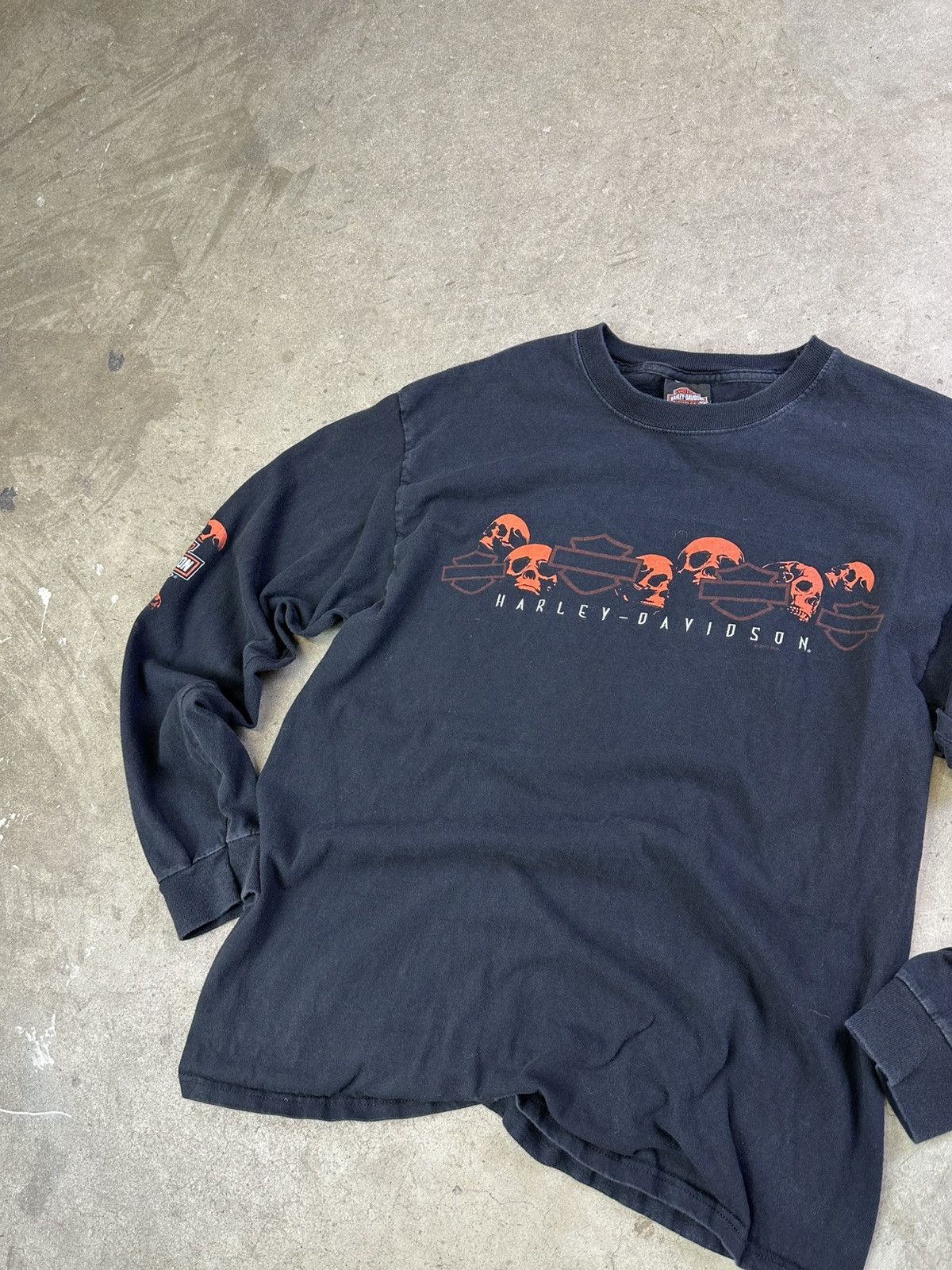 Harley Davidson × Vintage Harley Davidson Lethbridge Longsleeve Large Size US L / EU 52-54 / 3 - 3 Thumbnail