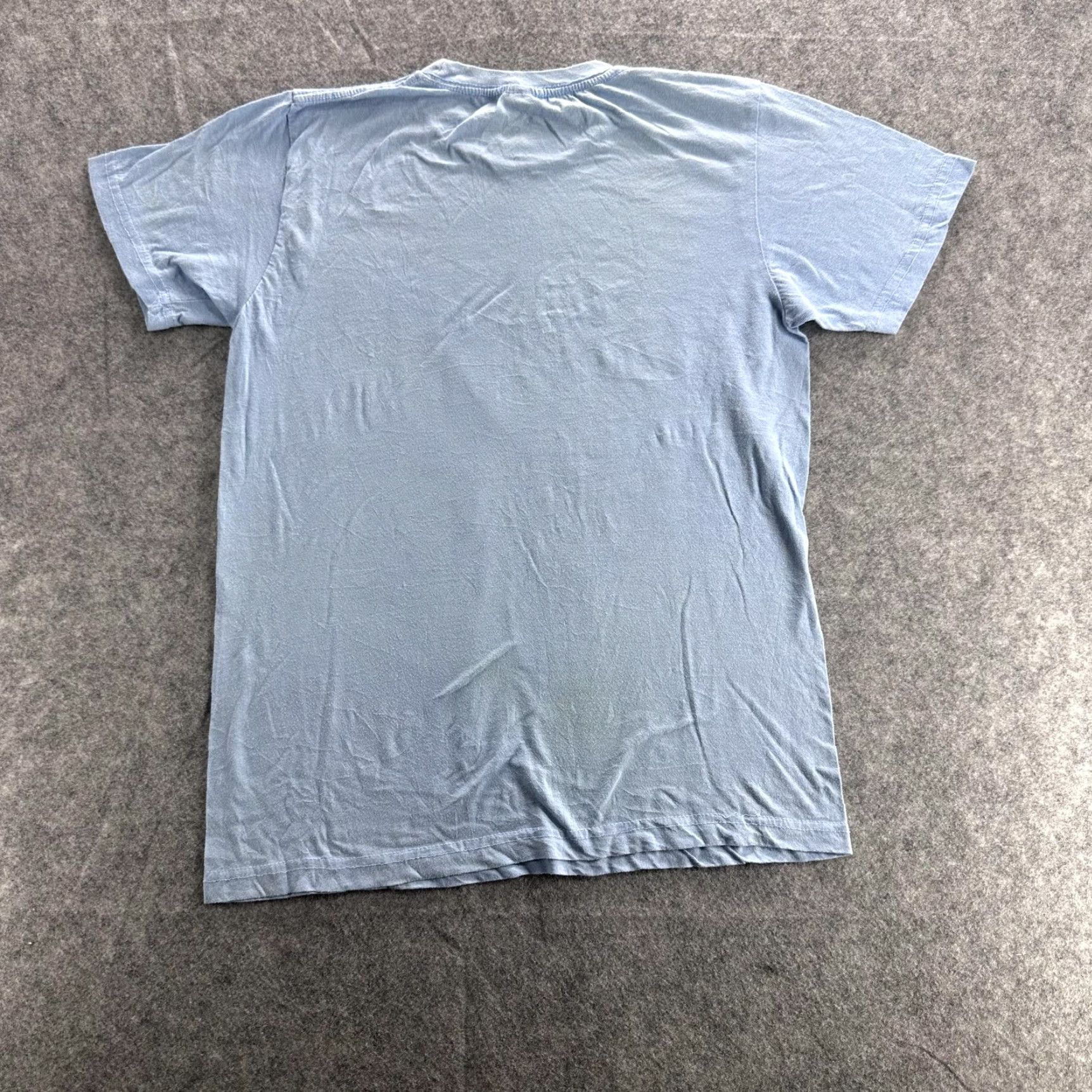 Vintage Wake Up Happy Shirt Mens Medium Light Blue Cartoon Cereal Mascots Graphic Tee Size US L / EU 52-54 / 3 - 6 Thumbnail