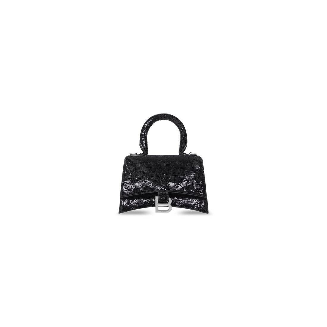 Balenciaga o1la1rc1a0425 Size: OS / Hourglass XS Handbag with Chain Size ONE SIZE - 1 Thumbnail