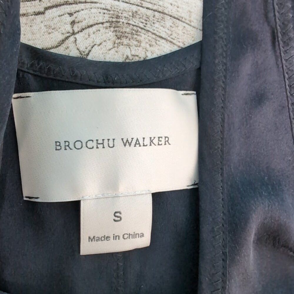 Brochu Walker Brochu Walker Black 100% Silk Slip Dress Size Small Size S / US 4 / IT 40 - 2 Thumbnail