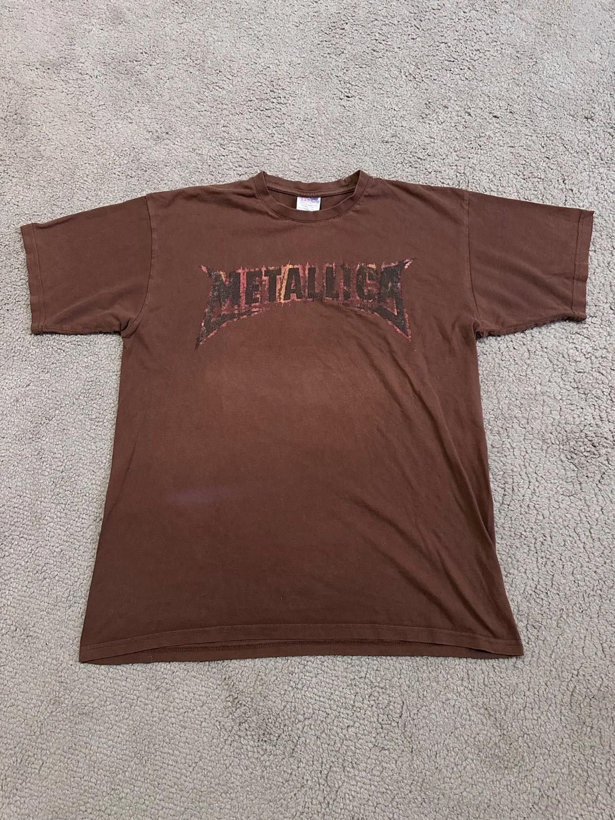Metallica Vintage Metallica 2003 Concert Tour Band Tee T-shirt Y2K Size US XL / EU 56 / 4 - 1 Thumbnail
