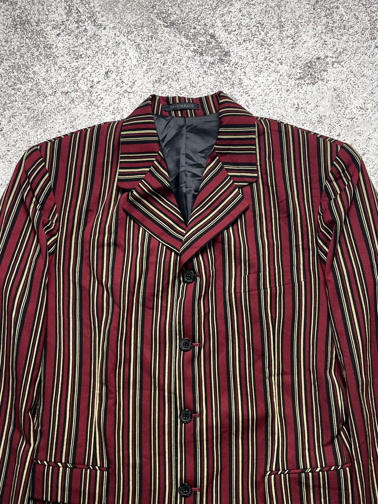 Marithe + Francois Girbaud Vintage Marithe Francois Girbaud pin-stripe blazer Size US L / EU 52-54 / 3 - 2 Thumbnail