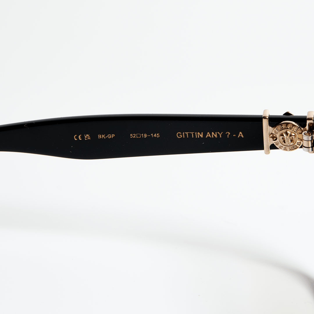 Chrome Hearts CHROME HEARTS GITTIN ANY? BLACK/GOLD PLATED Size ONE SIZE - 7 Thumbnail