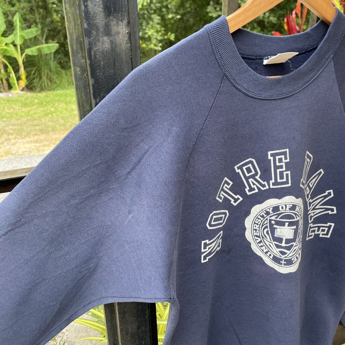 Vintage 🔥Vintage 80s Notre Dame University Big Logo Sweatshirts Size US S / EU 44-46 / 1 - 5 Thumbnail