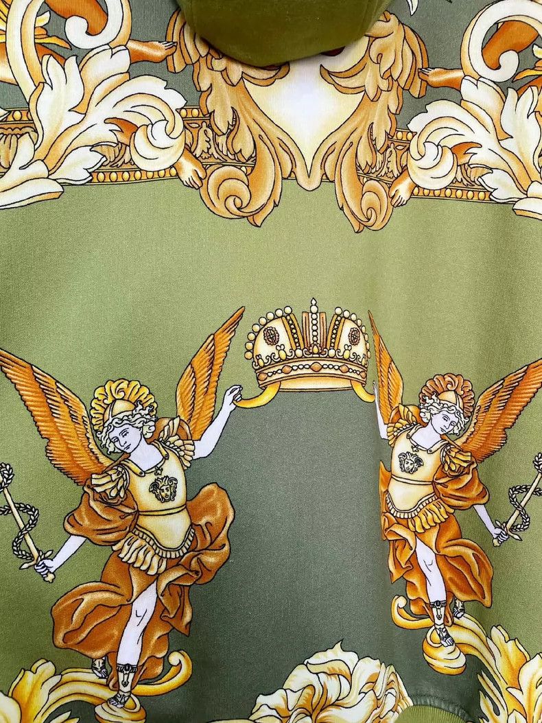 Versace Versace Baroque print hooded sweatshirt Size US XS / EU 42 / 0 - 5 Thumbnail