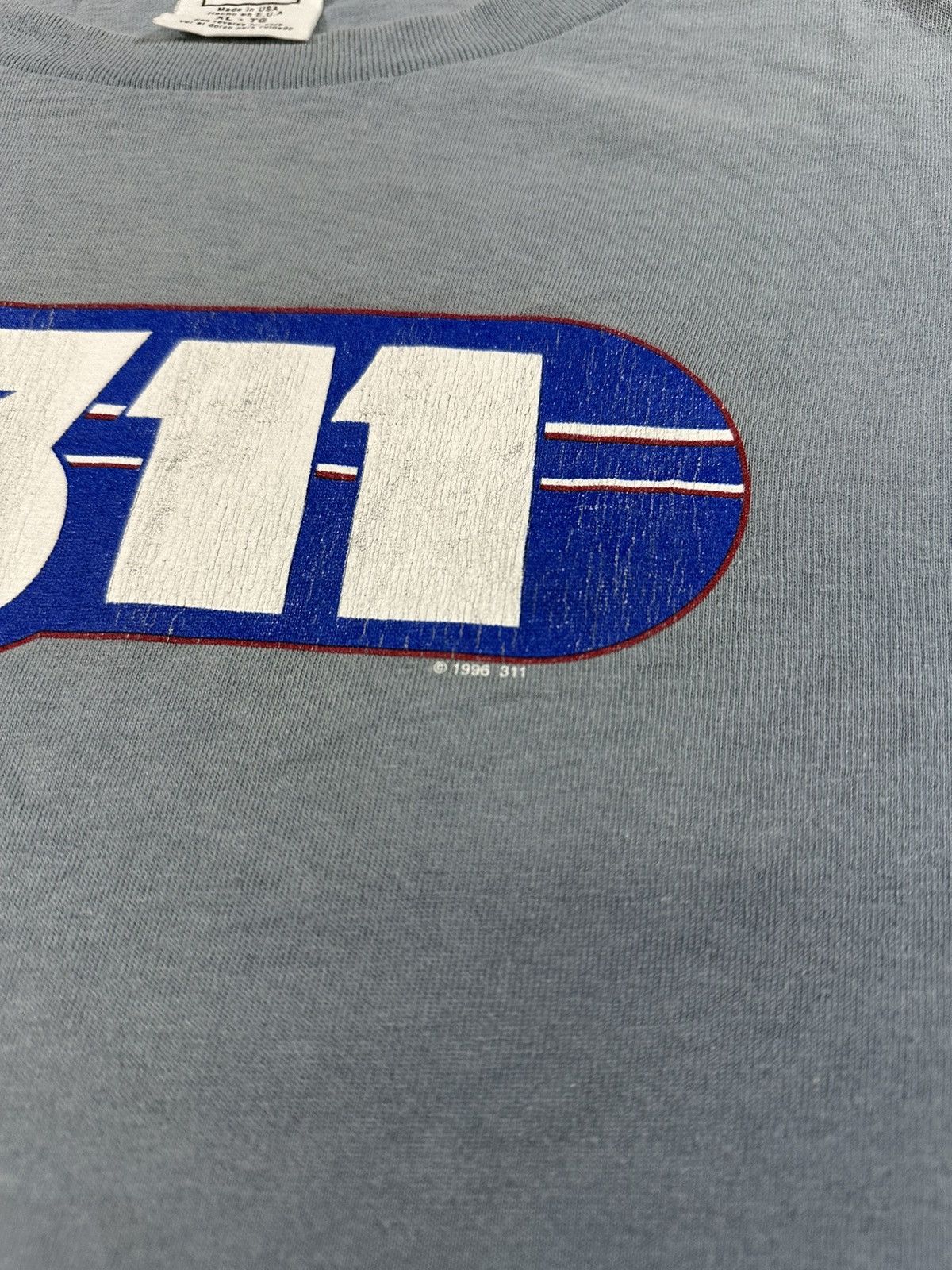 Band Tees 1996 311 Three Eleven Rock Band tshirt Size US XL / EU 56 / 4 - 5 Thumbnail