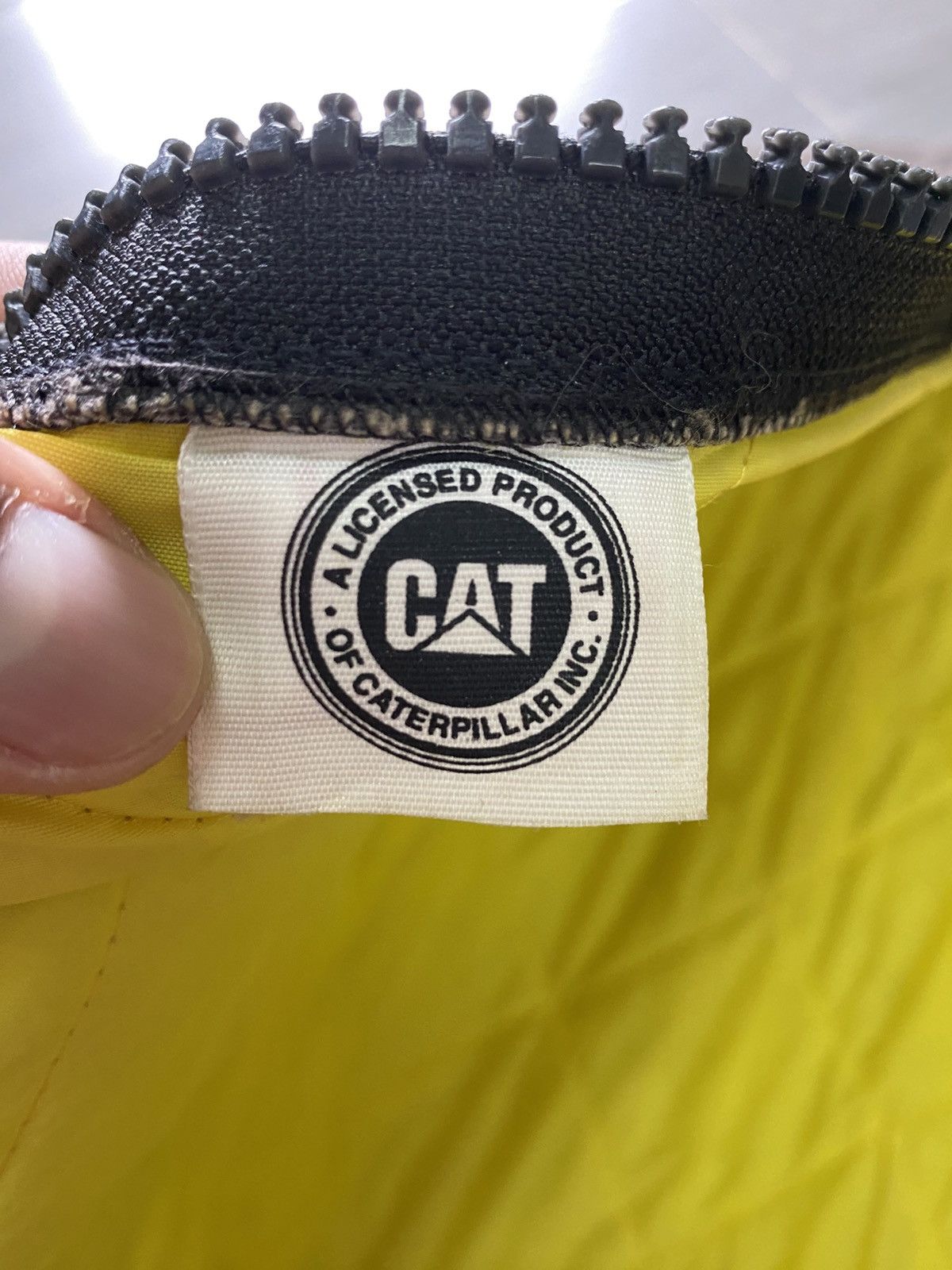Caterpillar Vtg Caterpillar Heavy Jacket - Black Faded Size US XL / EU 56 / 4 - 13 Thumbnail