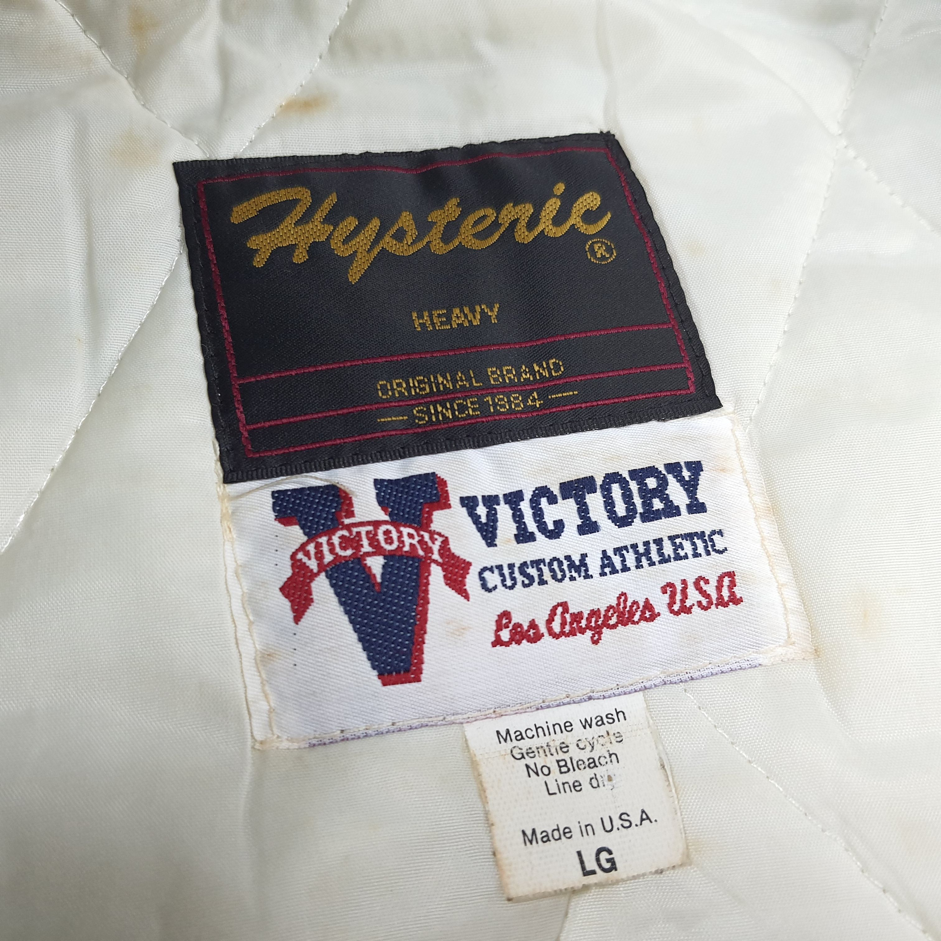 Hysteric Glamour Vintage Hysteric Glamour Hysteric Heavy Bomber Satin C303N3 Size US L / EU 52-54 / 3 - 8 Thumbnail