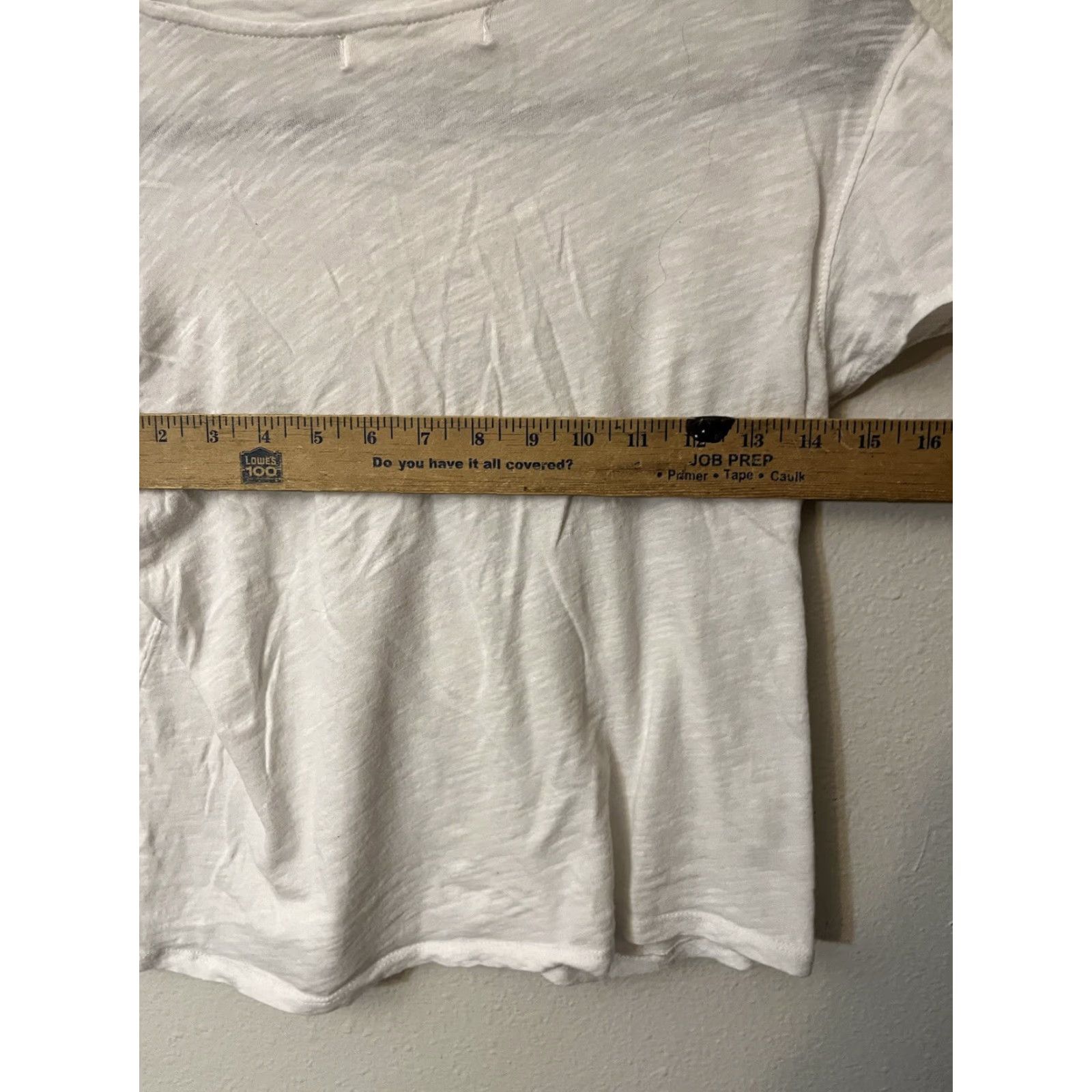 Vintage VINTAGE We The Free Women's Cropped T-Shirt Knit Crew Neck Medium White Size M / US 6-8 / IT 42-44 - 4 Thumbnail