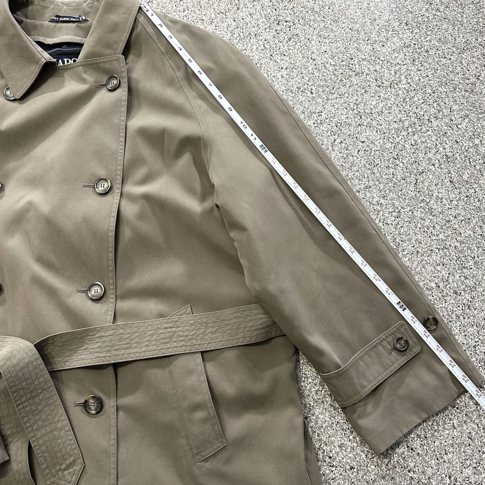 Ralph Lauren VINTAGE Chaps Ralph Lauren Coat Mens 44R Trench Khaki Beige Long Trench Coat Mens Size US S / EU 44-46 / 1 - 5 Thumbnail