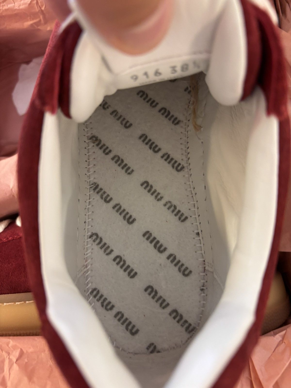 Miu Miu Miu miu bleached sneakers Size US 8.5 / IT 38.5 - 12 Thumbnail
