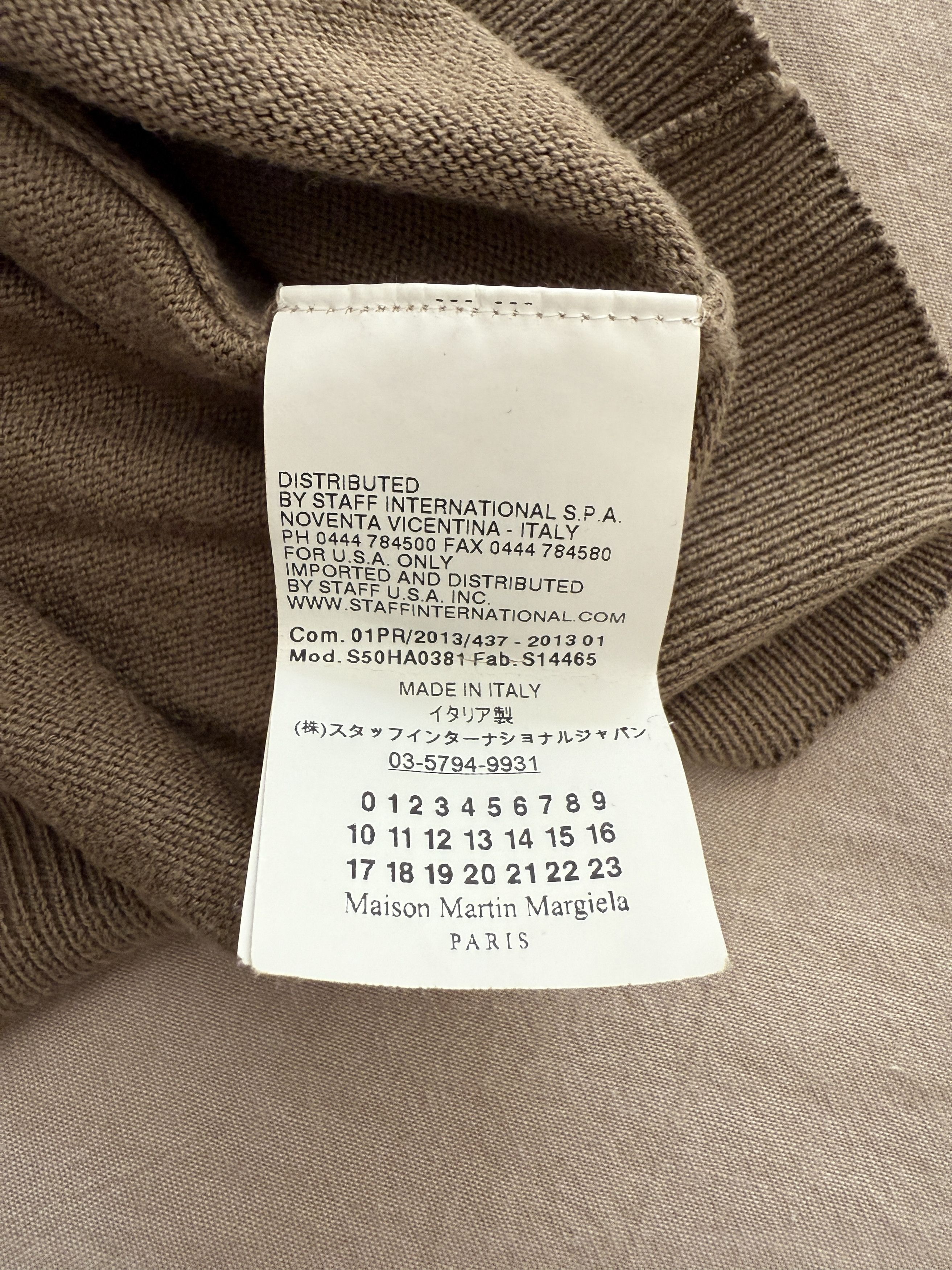 Maison Margiela Olive Green Sweater Size US M / EU 48-50 / 2 - 4 Thumbnail
