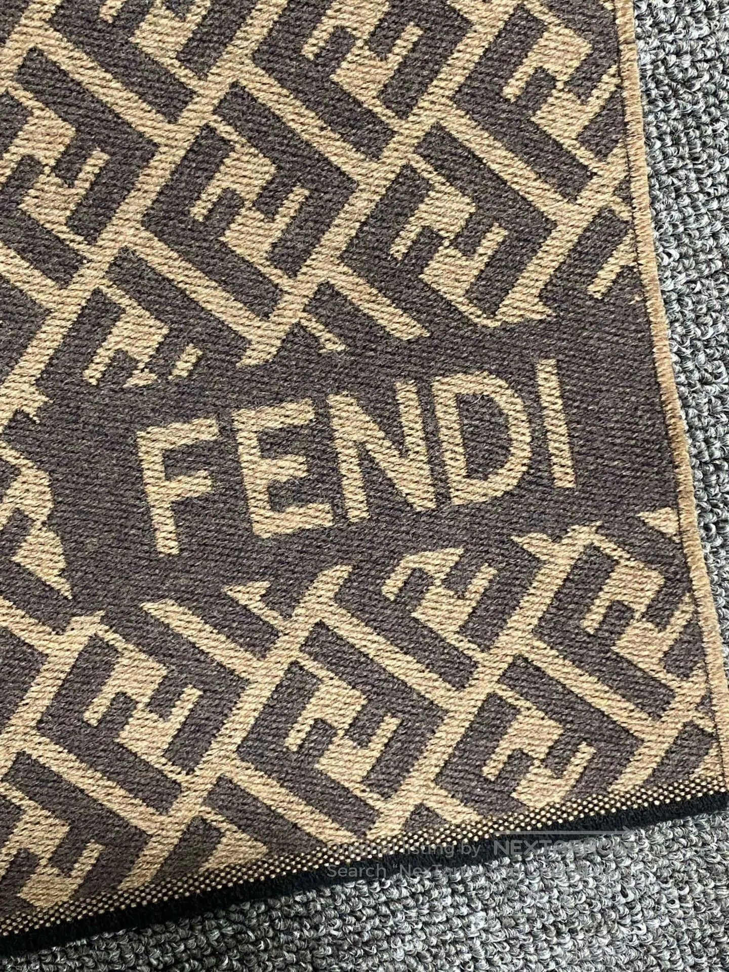 Fendi Fendi Wool All-over Print Scarf. Size ONE SIZE - 1 Thumbnail