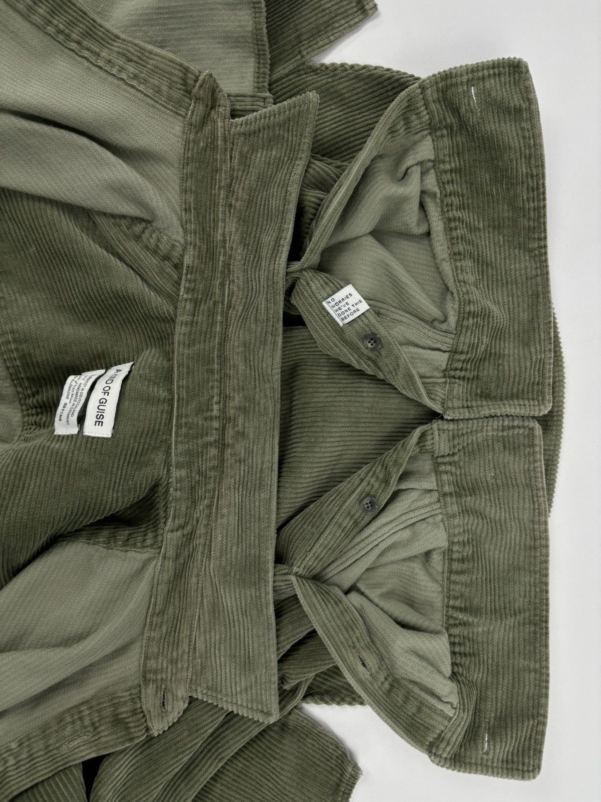 A Kind Of Guise RARE Сorduroy Garment-Dyed Cotton Long Sleeve Overshirt Germany Jacket Shirt S-M Size US M / EU 48-50 / 2 - 20 Thumbnail