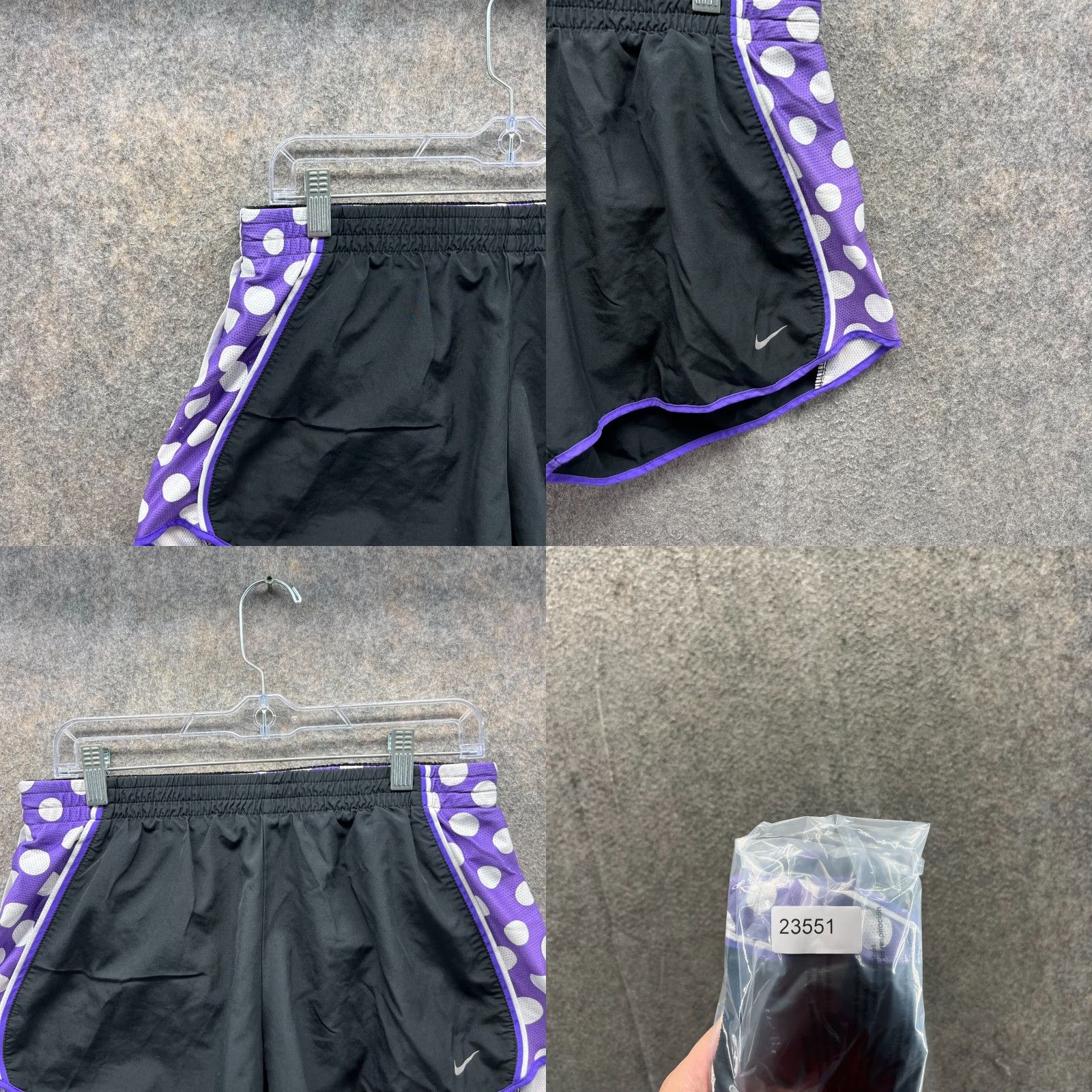 Nike Nike Shorts Men M Adult Black Purple Dri Fit Lined Gym Running Tennis 3in Inseam Regular Athletic - Nike Clothing Size 32" / US 10 / IT 46 - 8 Thumbnail