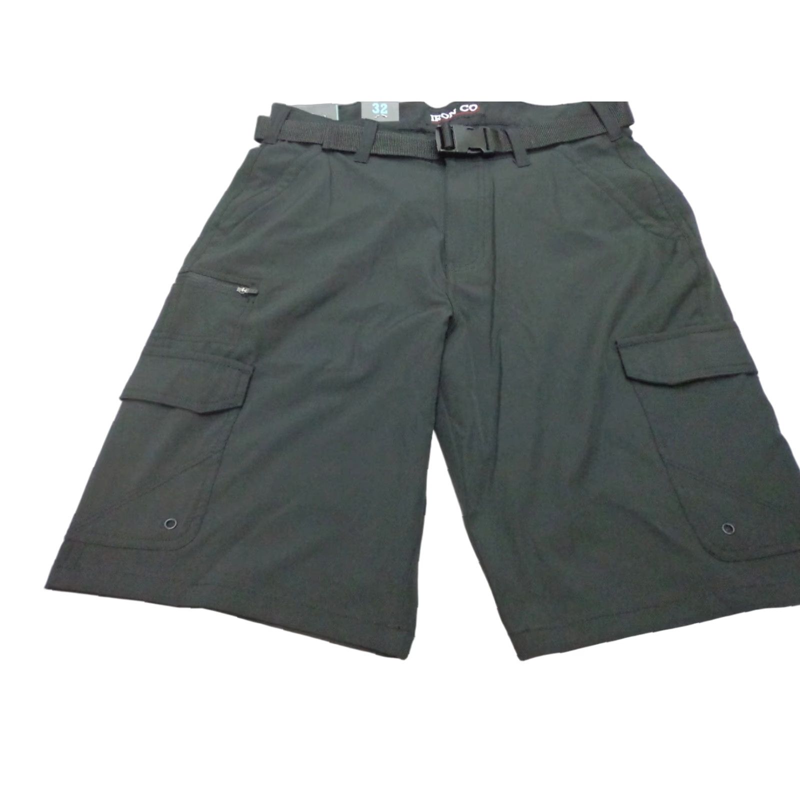 Vintage IRON CO. Hybrid Shorts Black Size 32 NEW Belted Men Regular 92% Polyester 8% Spandex Size US 32 / EU 48 - 1 Thumbnail
