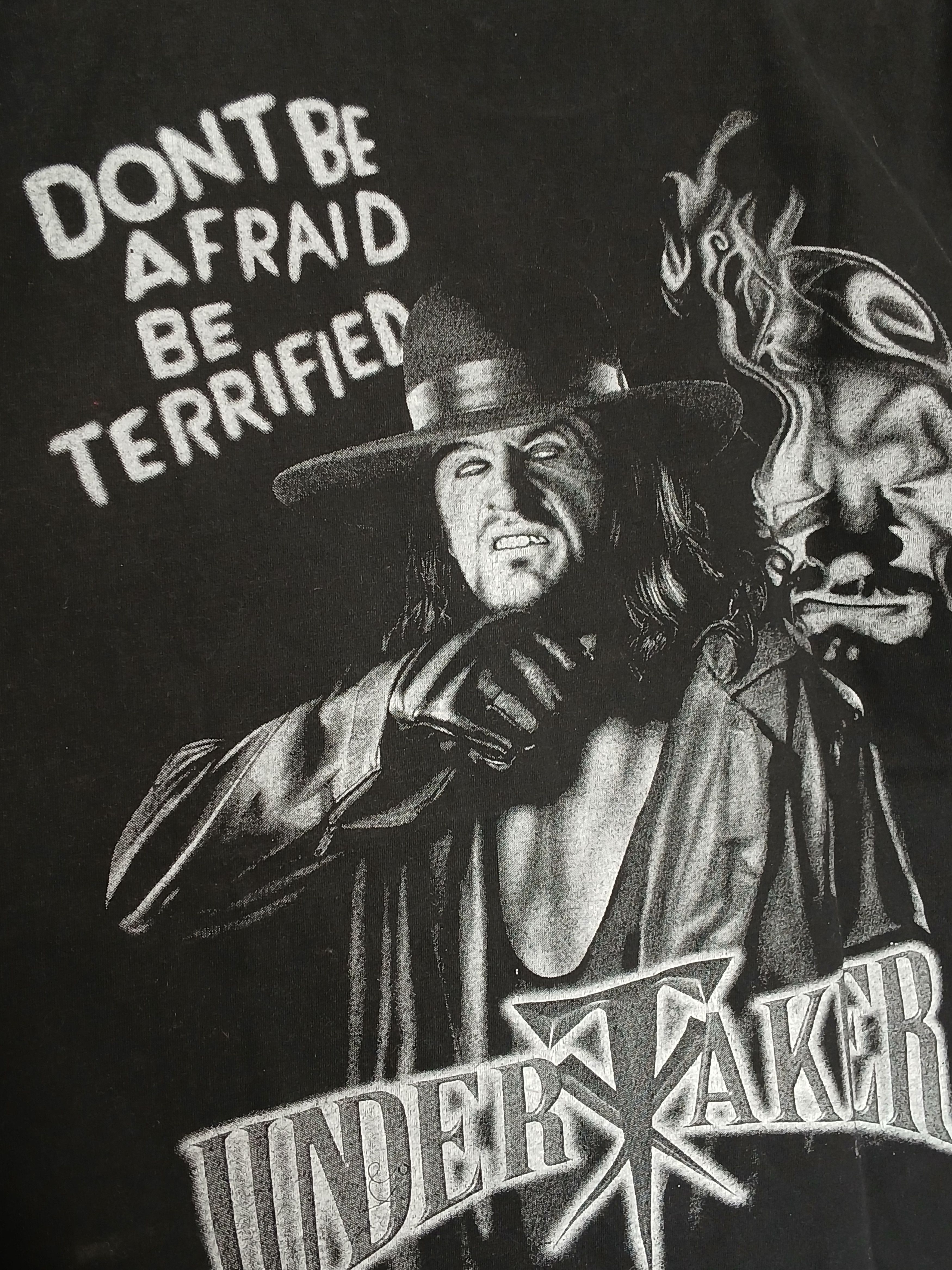 Vintage × WWE × WWF WWE Undertaker Wrestling T-Shirt Size US L / EU 52-54 / 3 - 4 Thumbnail