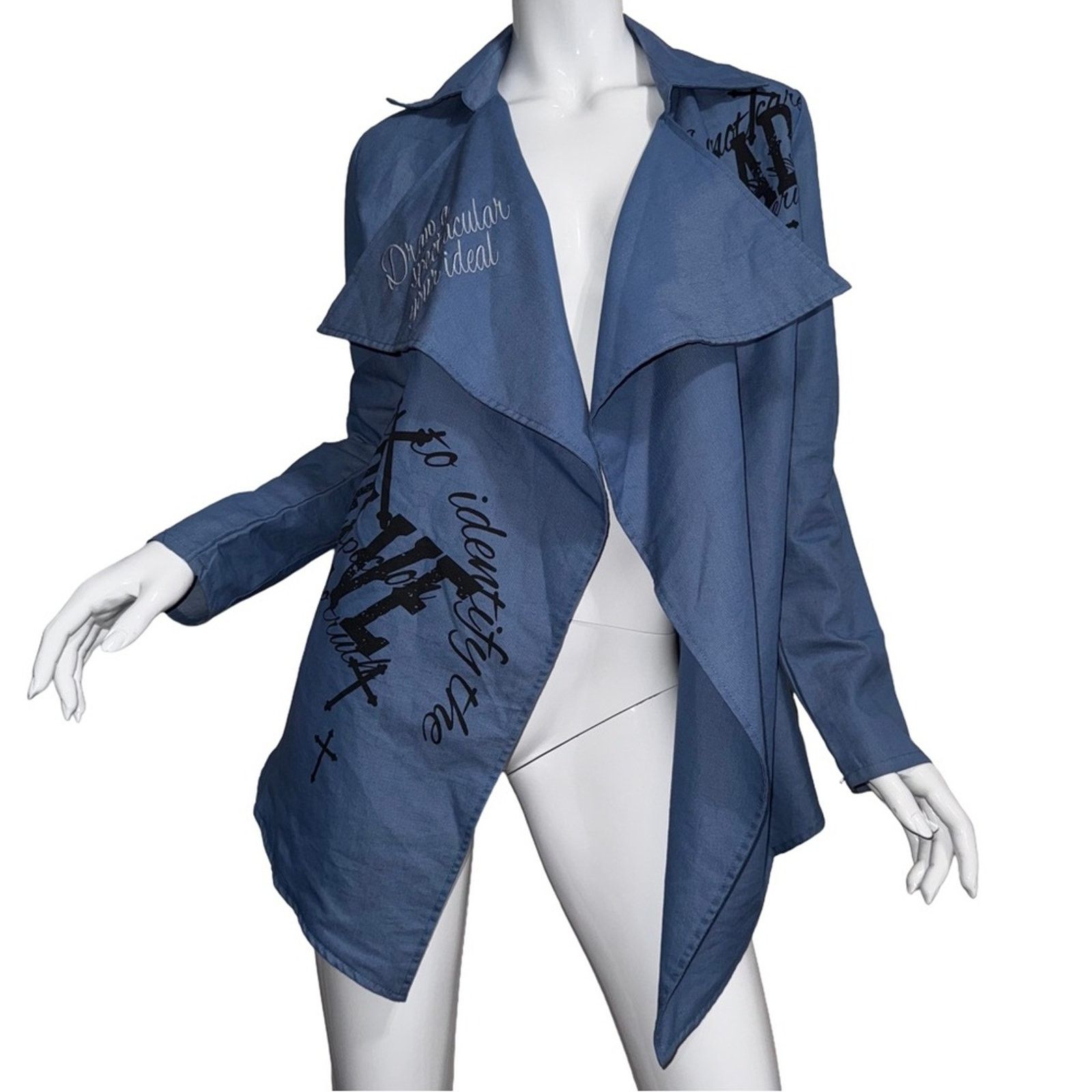 Ghost of Harlem Waterfall Jacket Y2K Grunge Avant Garde