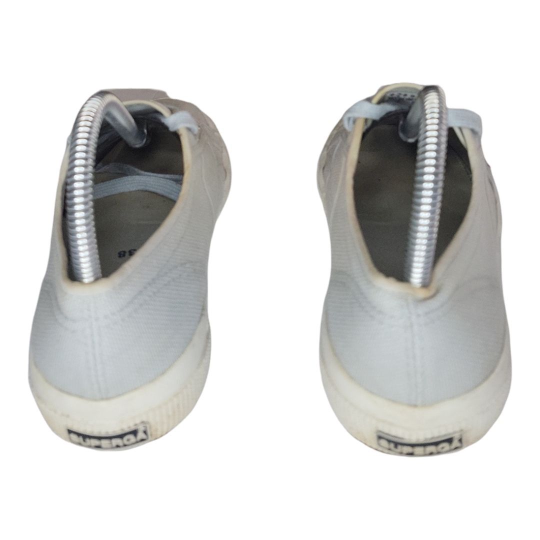 Superga Superga 2750 Sneakers Women Sz 7.5 Frayed Denim Blue White W Size US 7.5 / IT 37.5 - 5 Thumbnail