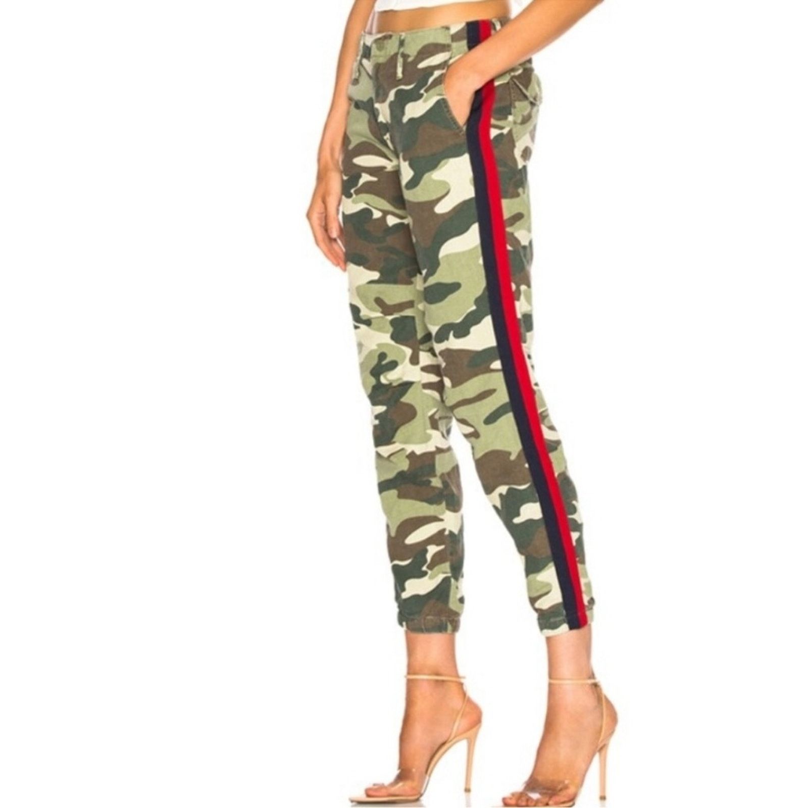MOTHER MOTHER Cotton Camouflage Jogger Pants in Size 25 Size 25" / US 0 / IT 36 - 1 Thumbnail
