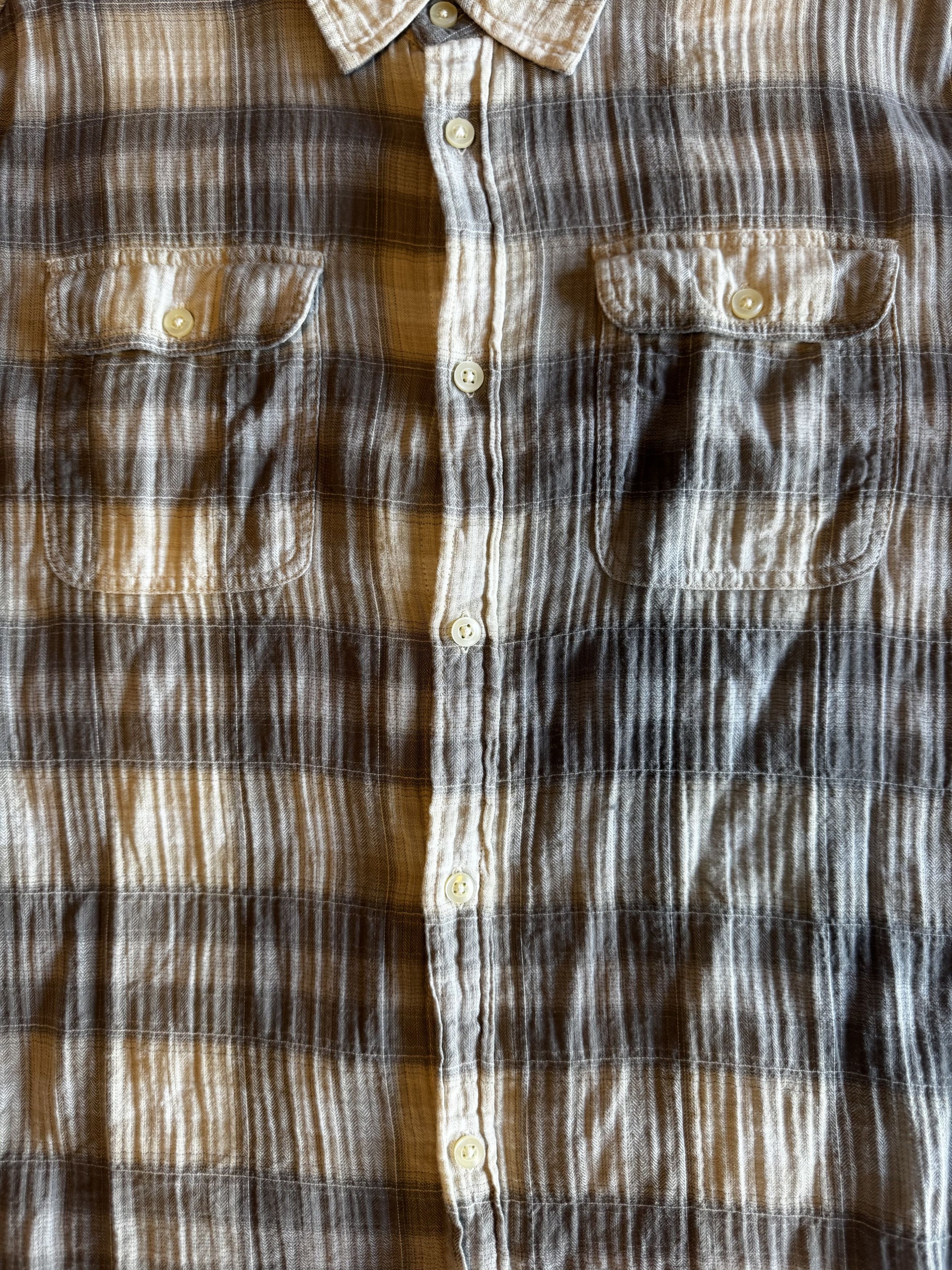 Barbour Barbour x Steve McQueen Plaid Cotton Button Up Beige Grey Size US L / EU 52-54 / 3 - 2 Thumbnail