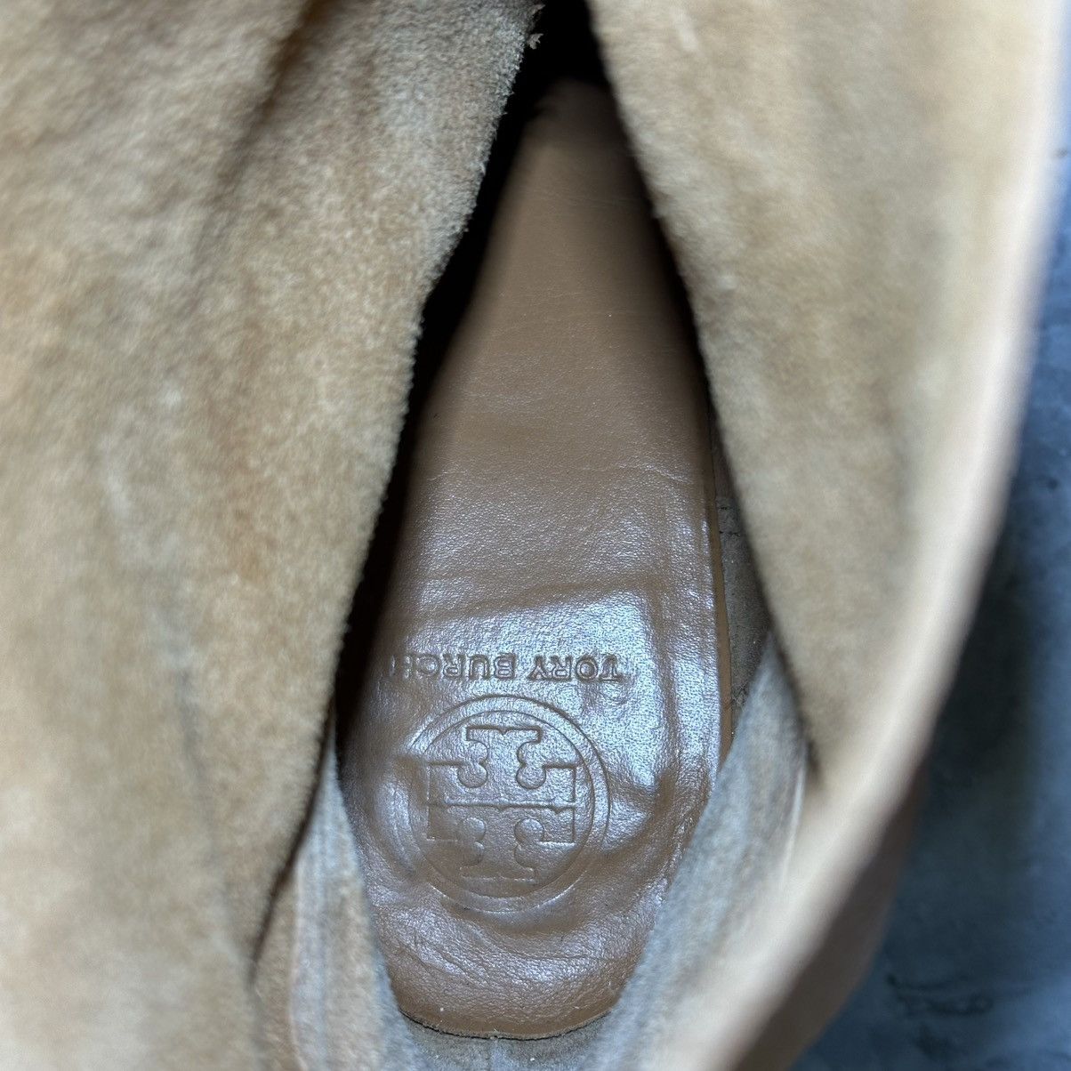 Tory Burch Tory Burch Siena Leather Bootie in Light Tan Size US 8 / IT 38 - 9 Thumbnail
