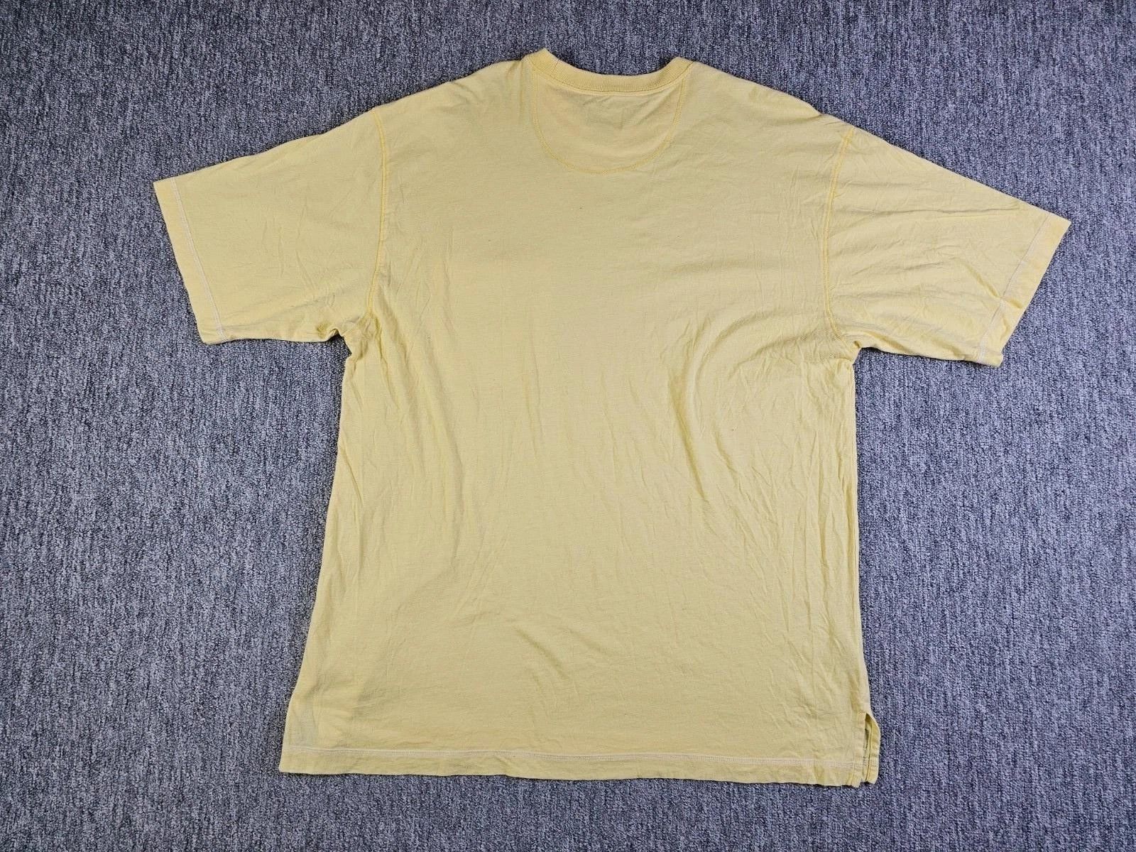 Tommy Bahama Tommy Bahama Relax Vintage Pocket Tee Yellow Cotton Macau XL Size US XL / EU 56 / 4 - 4 Thumbnail