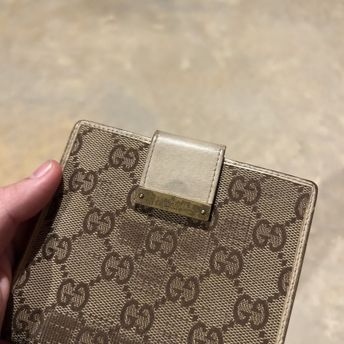 Designer × Gucci × Vintage Vintage Gucci GG Monogram Canvas Compact Wallet Rare Size ONE SIZE - 3 Thumbnail