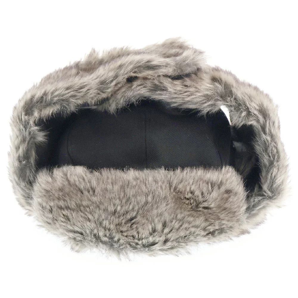 Yohji Yamamoto Yohji Yamamoto 20AW x New Era logo earflap cap Size ONE SIZE - 4 Thumbnail