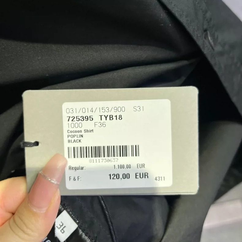 Balenciaga Balenciaga size 36 Solid single-breasted long sleeve shirt Size US S / EU 44-46 / 1 - 4 Thumbnail