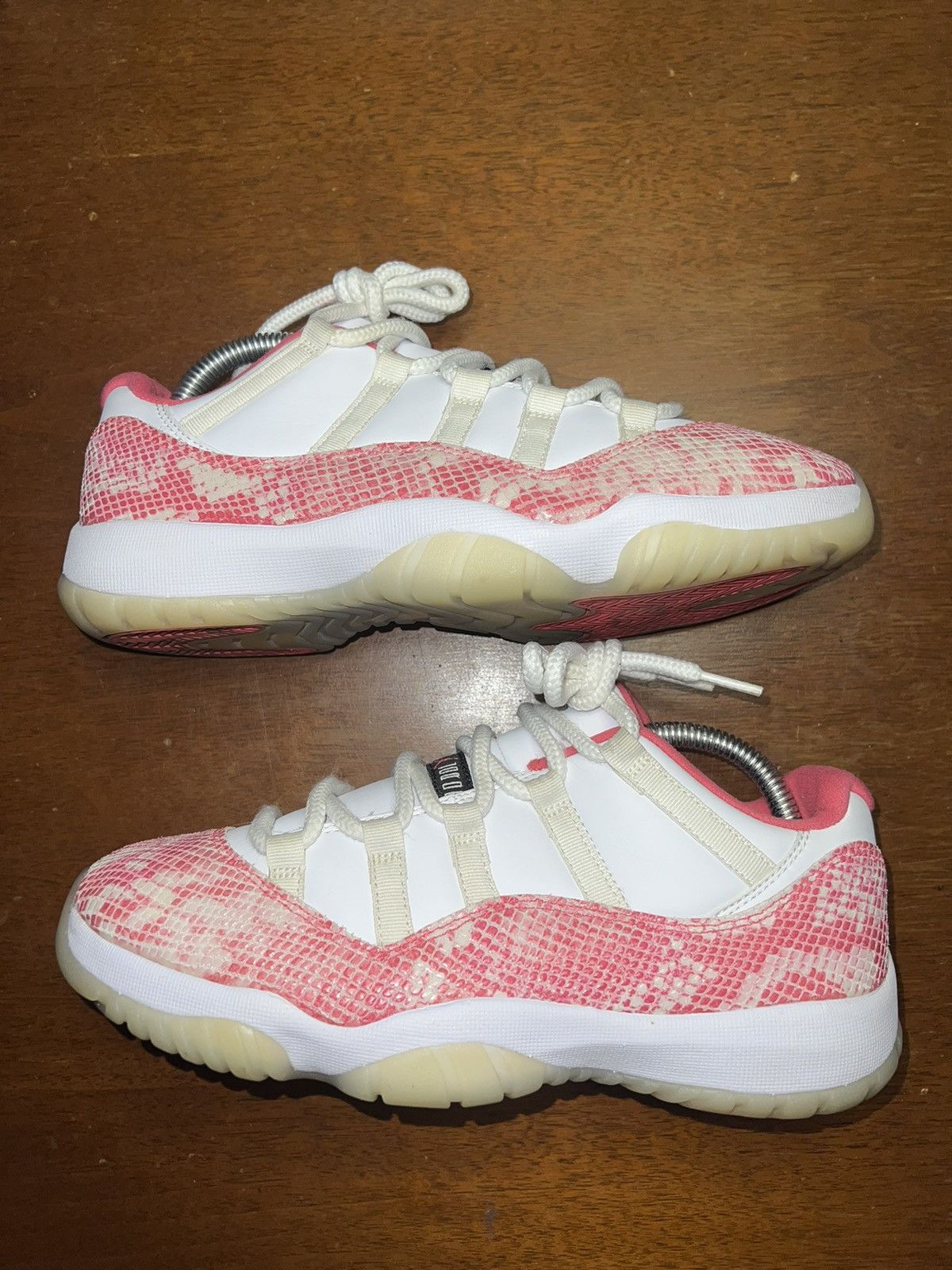 image of Nike Wmns Air Jordan 11 Retro Low Pink Snakeskin Size 9.5W Shoes, Women's
