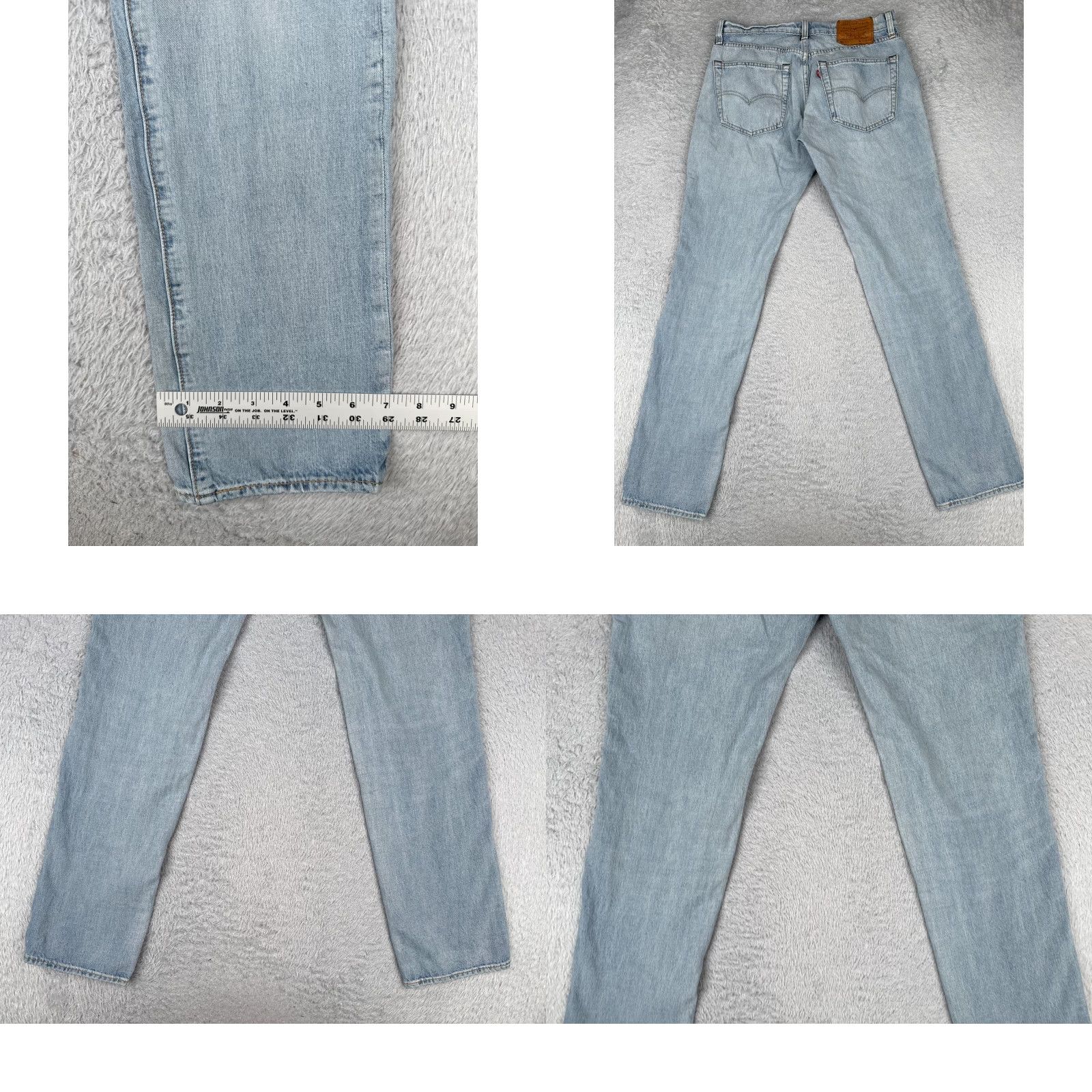 Levi's Levis Jeans Adult 30 Blue Denim Slim Fit Big E 511 Cotton Premium 30x32 Size US 30 / EU 46 - 10 Thumbnail