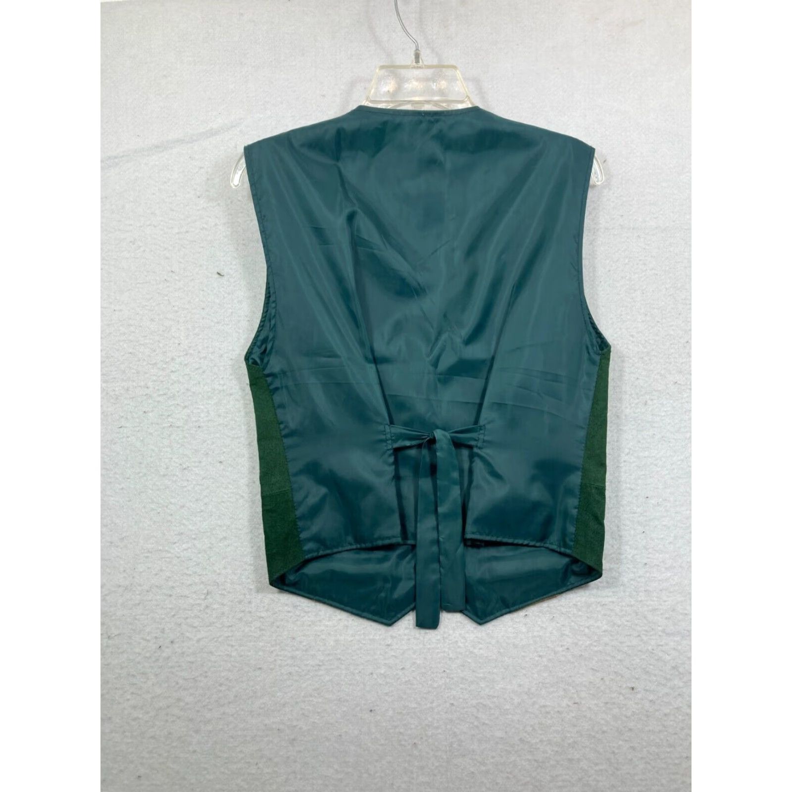Vintage Northwest Territory Leather Vest Womens Small Green and Brown 90s Argyle Size S / US 4 / IT 40 - 6 Thumbnail