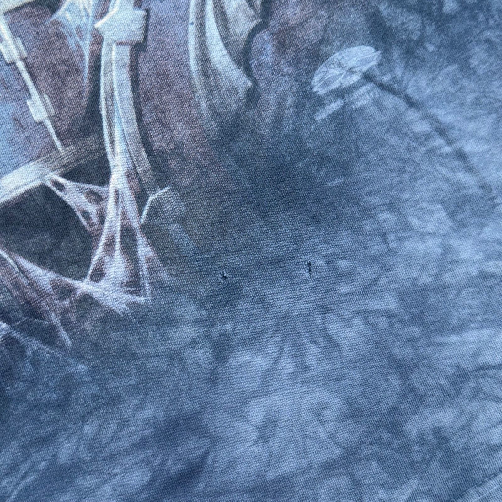The Mountain Vtg SkulBone Mountain Men's 2XL Shirt Skeleton Drums Tie Dye Size US XXL / EU 58 / 5 - 5 Thumbnail