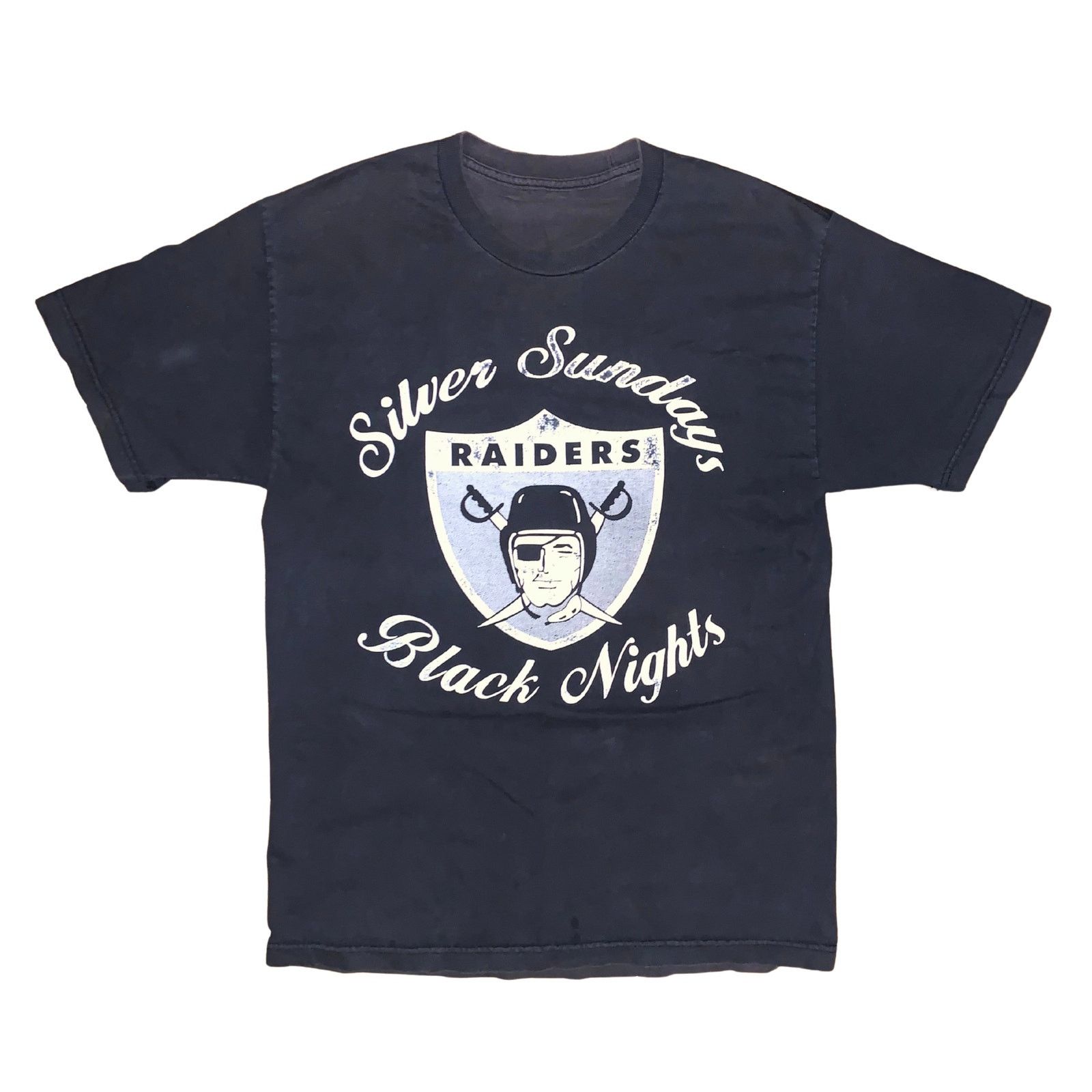NFL × Vintage Oakland Raiders "Silver Sundays Black Nights" T-Shirt L Size US L / EU 52-54 / 3 - 2 Thumbnail