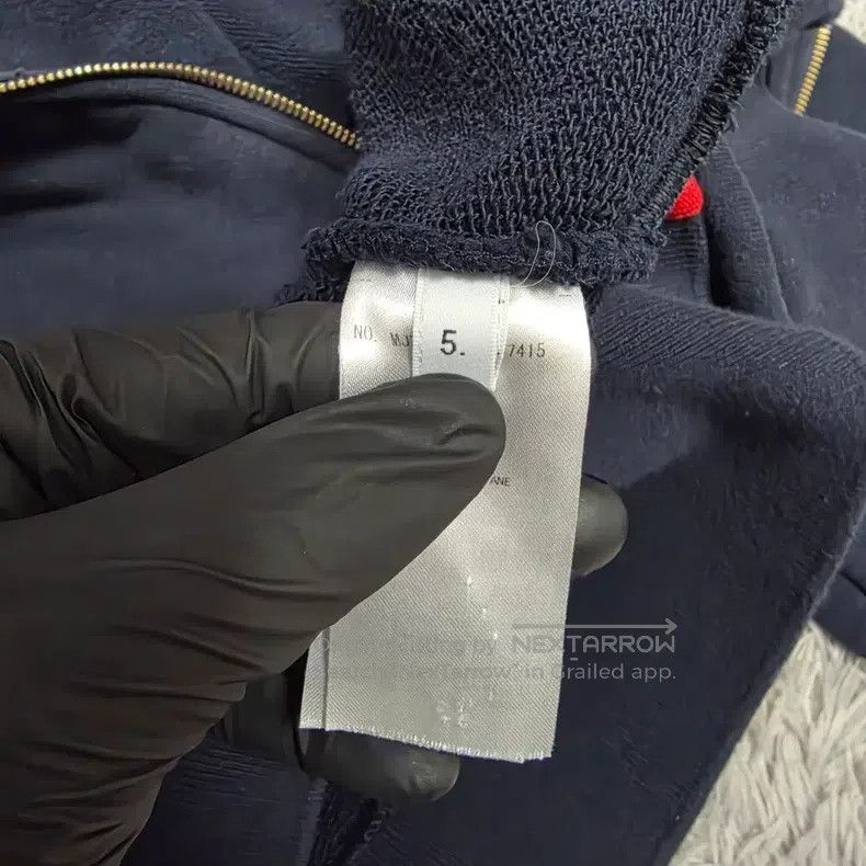 Thom Browne Thom Browne White Three Stripe Hooded Zip-Up Jacket Size US XXL / EU 58 / 5 - 7 Thumbnail
