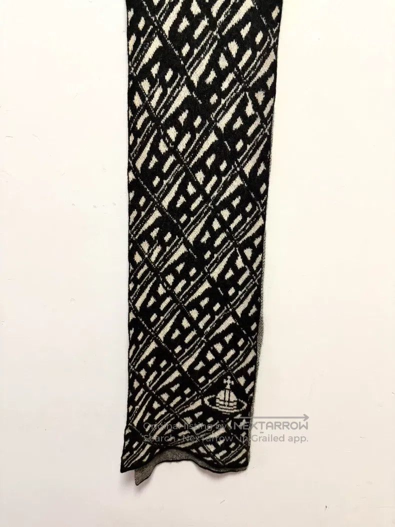 Vivienne Westwood Vivienne Westwood Black and White Houndstooth Letter Satur Size ONE SIZE - 4 Thumbnail