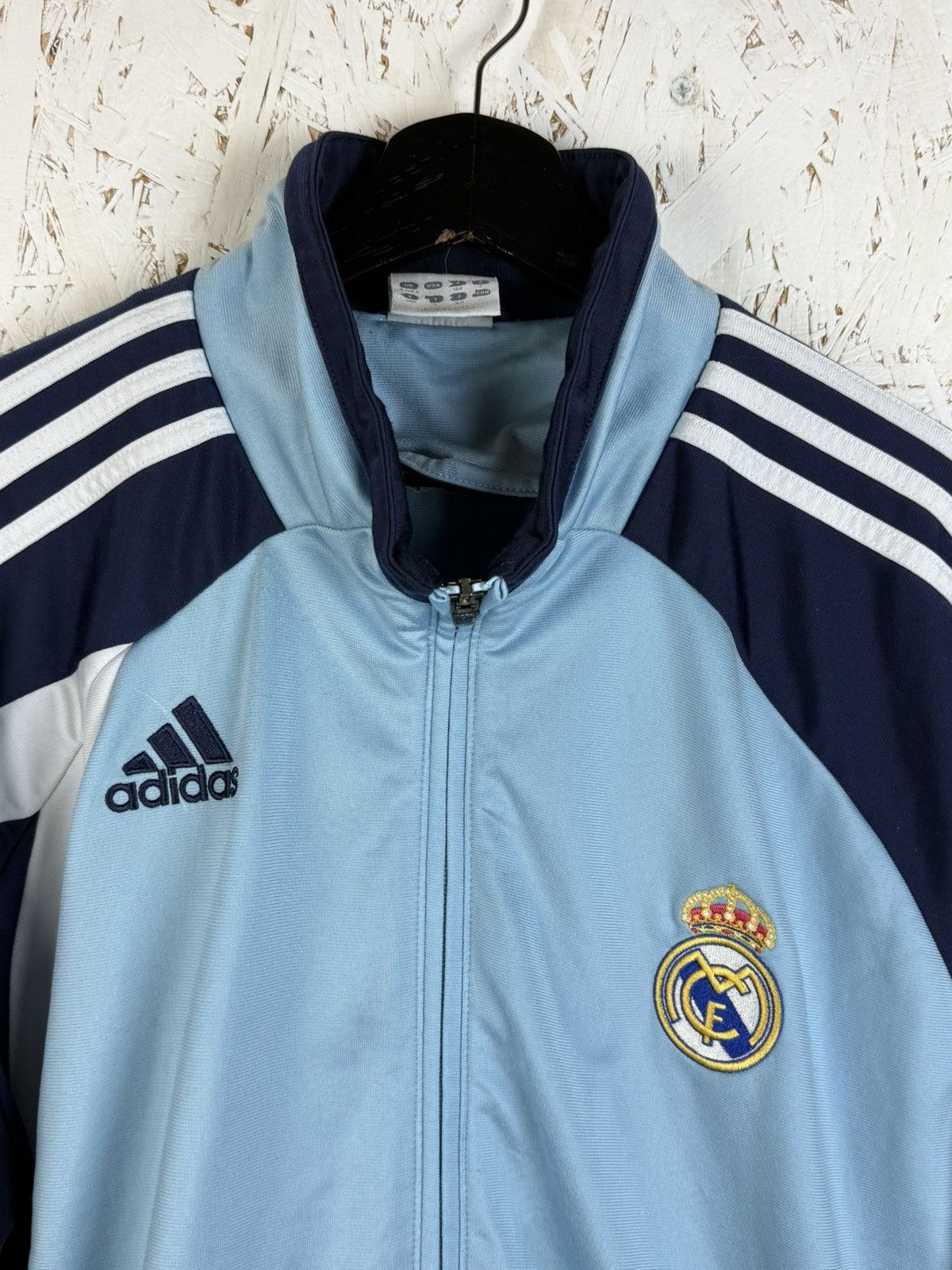 Adidas Adidas Real Madrid 2007/08 Tracksuit Track Jacket Blue XL Size US XL / EU 56 / 4 - 2 Thumbnail