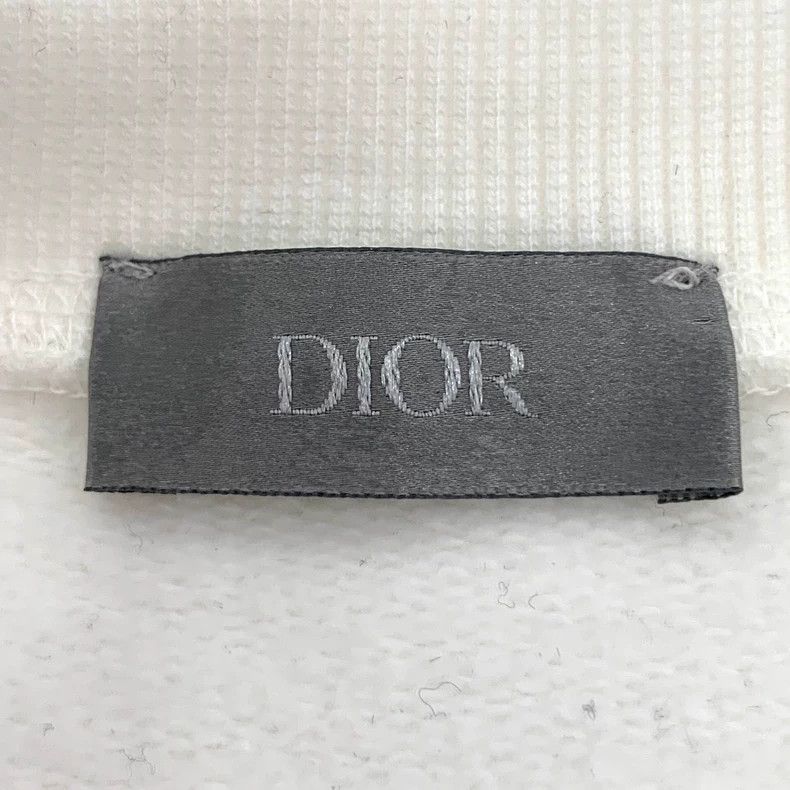 Dior Dior White logo letter embroidery cotton round-neck long-sl Size US M / EU 48-50 / 2 - 5 Thumbnail