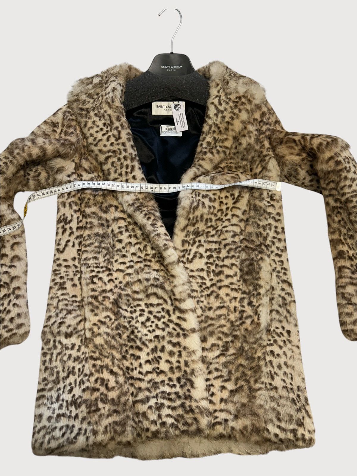 Saint Laurent Paris SS2020 1/1 sample leopard fur coat Size US M / EU 48-50 / 2 - 15 Thumbnail