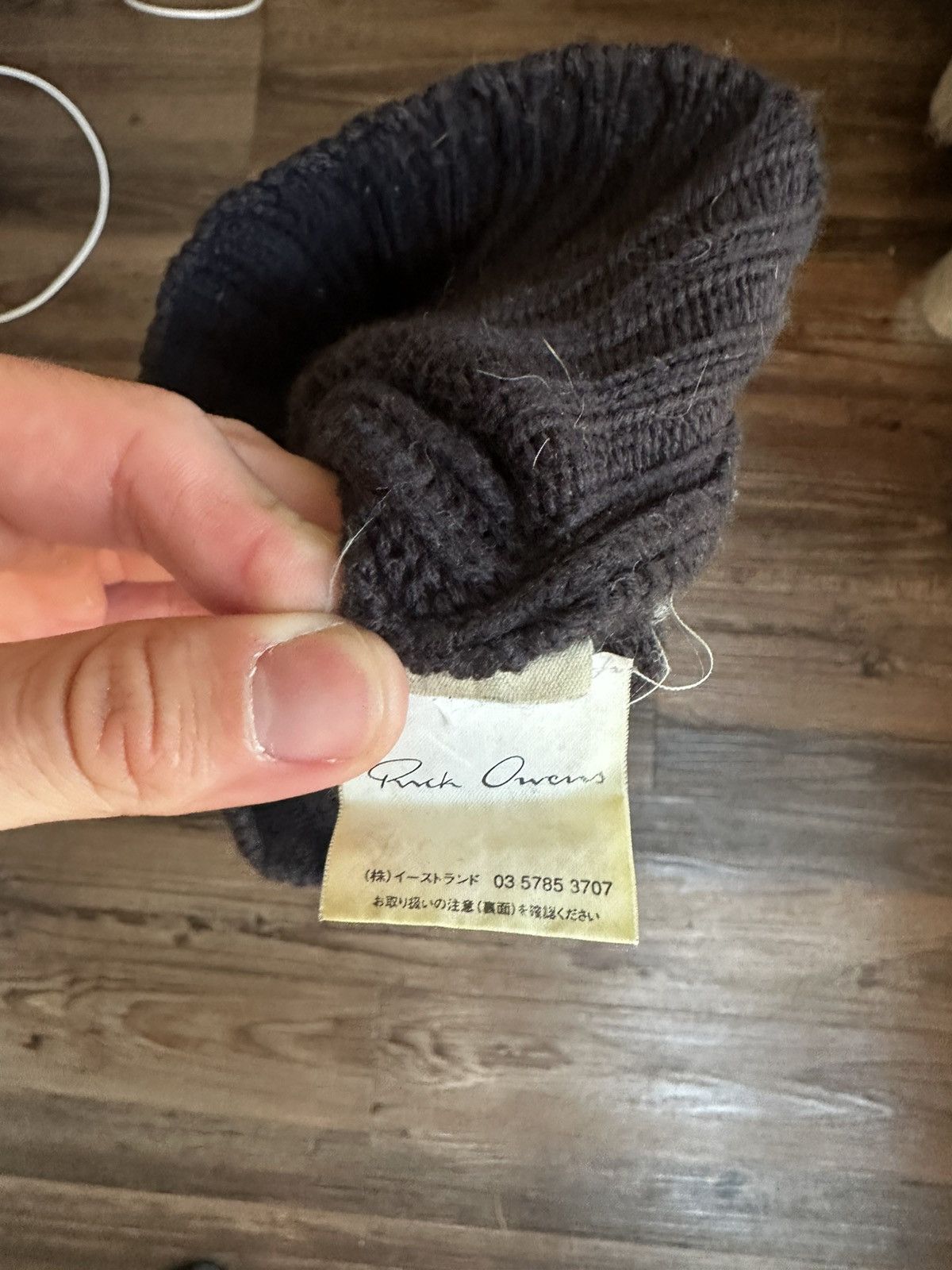 Rick Owens Mainline Knit Balaclava Size ONE SIZE - 5 Thumbnail