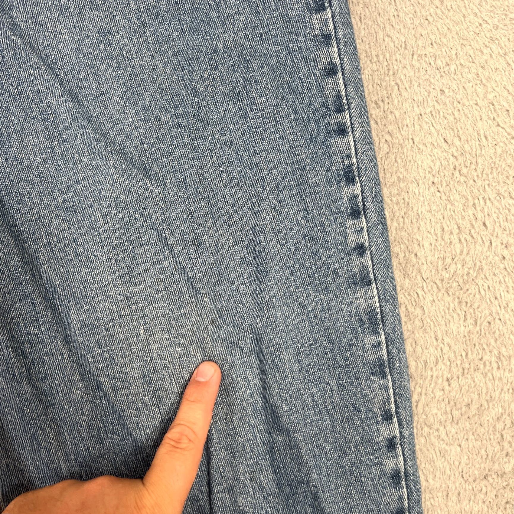 Levi's VINTAGE Levi's 560 Jeans Mens 36x34 Tapered Light Wash Denim 90s Classic Size US 36 / EU 52 - 4 Thumbnail