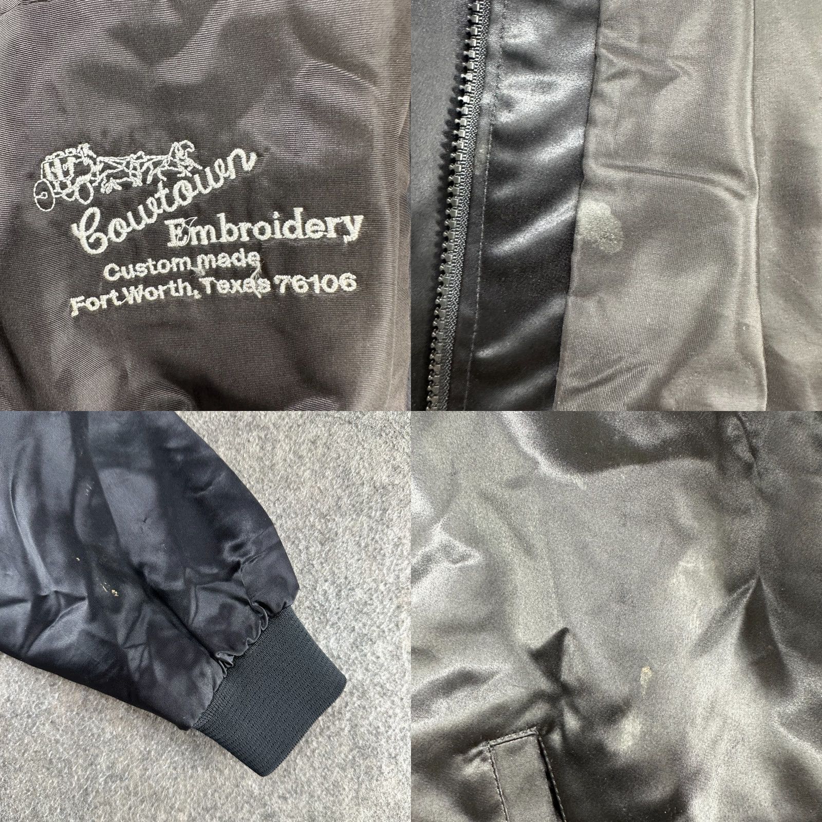 Vintage VINTAGE Snap On Tools Jacket Mens L Black Satin Magnificent Seven Seattle 90s Size US L / EU 52-54 / 3 - 8 Thumbnail