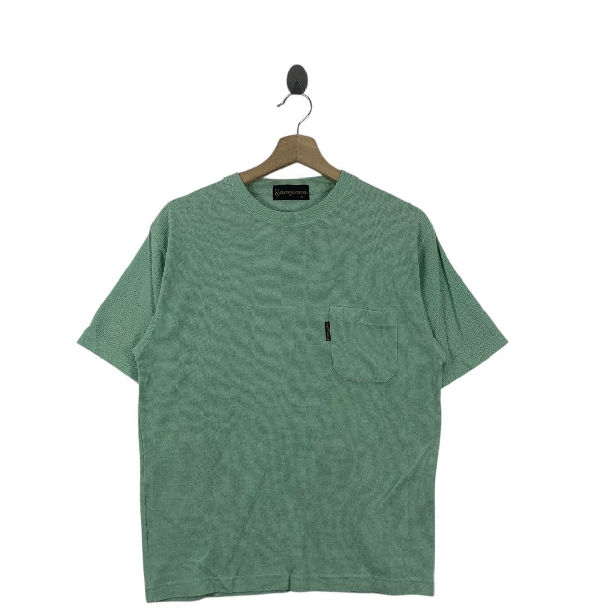 Vintage Vintage GIANNI VALENTINO ITALY Minimalist Design Pocket Tee Size US M / EU 48-50 / 2 - 3 Thumbnail