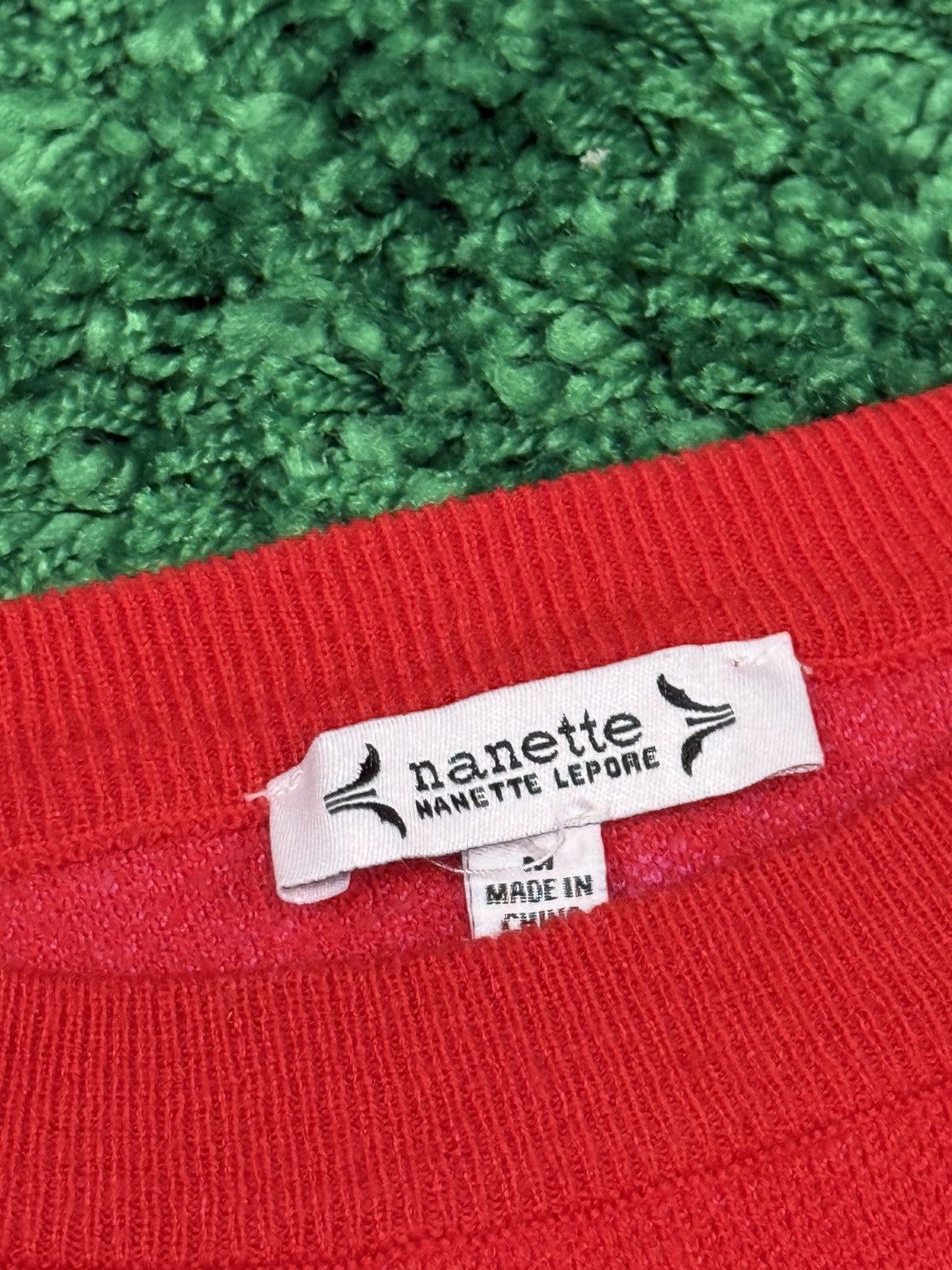 Other Vintage Nanette Red Heart Love Lover Knit Sweater Medium Size M / US 6-8 / IT 42-44 - 5 Thumbnail