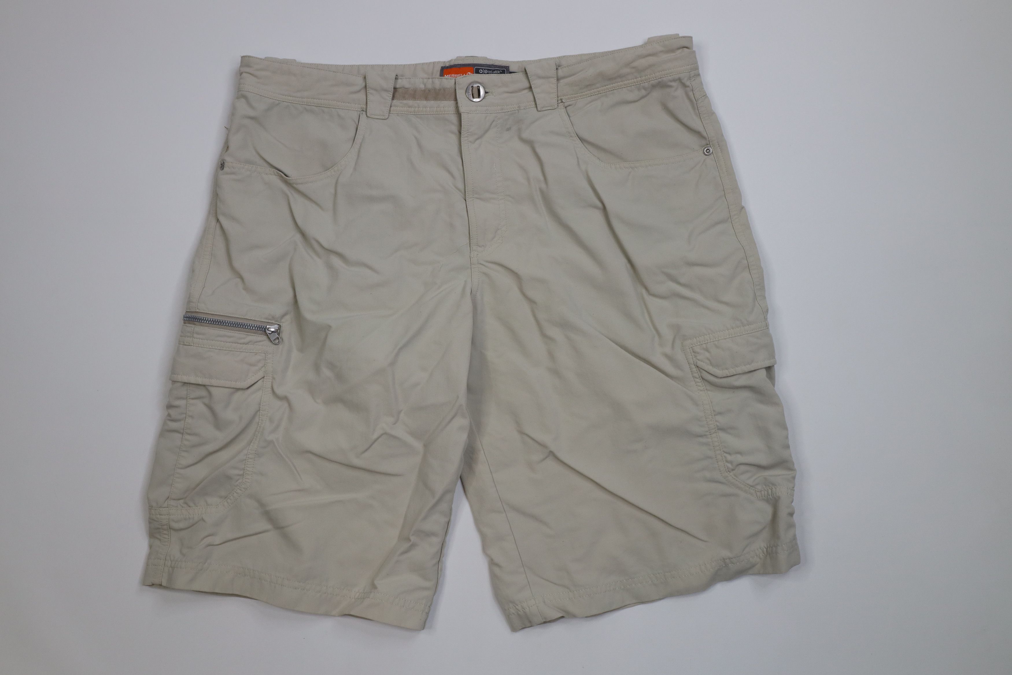 Merrell Vintage Y2K Merrell Hiking Trekking Cargo Shorts Stone Size US 38 / EU 54 - 1 Thumbnail