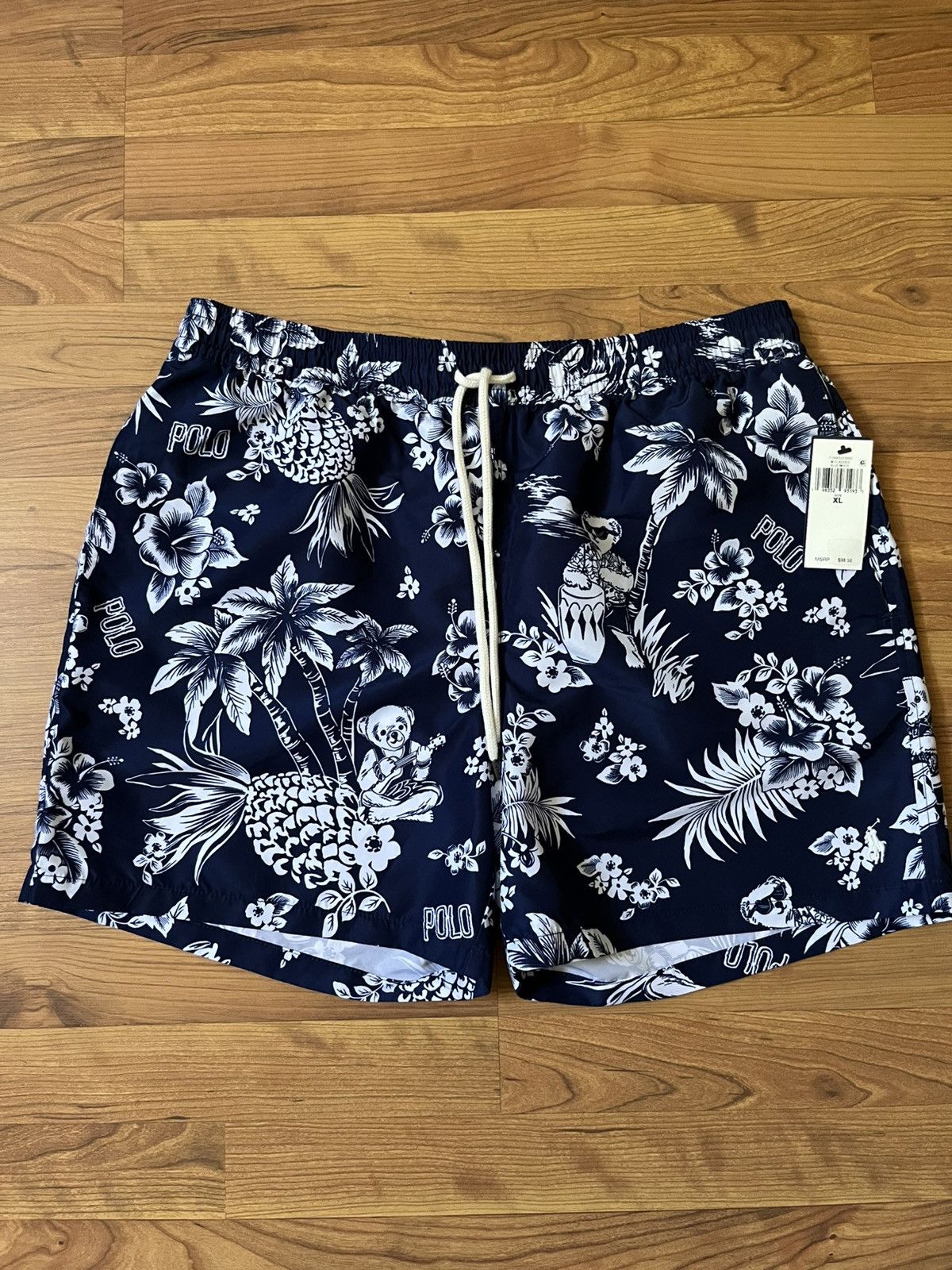 Polo Ralph Lauren Polo Ralph Lauren Polo Bear Tropical Print Men’s Swim Trunk Size US 34 / EU 50 - 1 Thumbnail