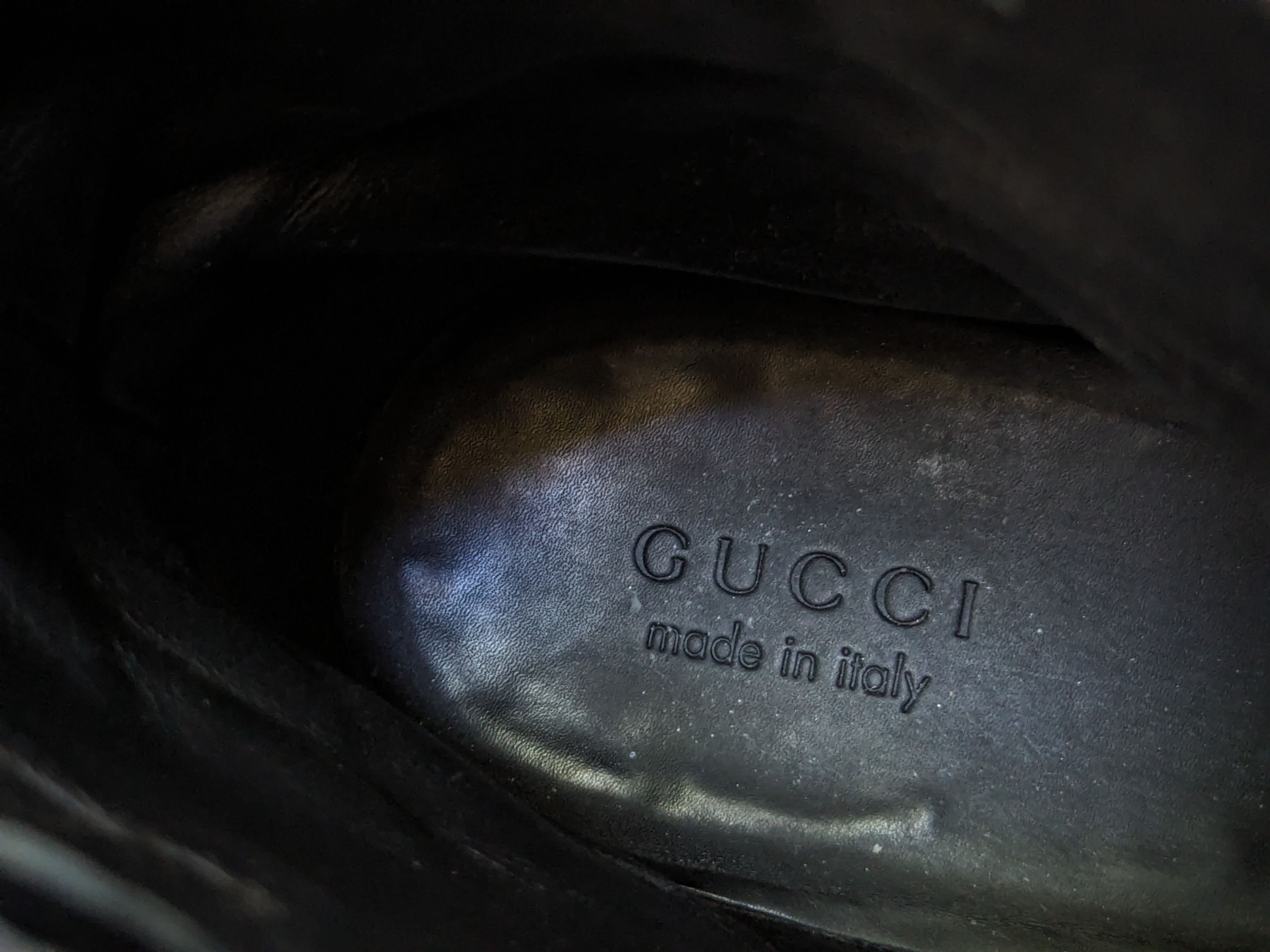 Gucci Gucci Side Zip Boots Black 12 D Leather GG Logo Chelsea Size US 12 / EU 45 - 9 Thumbnail