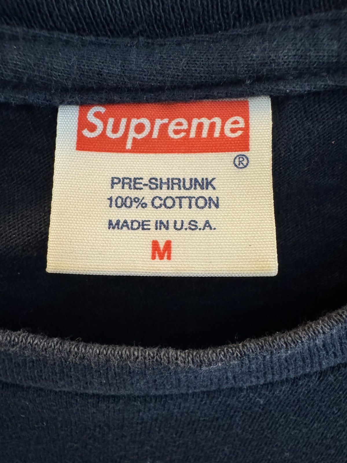 Supreme Supreme Biggie Smalls Photo Tee Navy FW2011 Size US M / EU 48-50 / 2 - 4 Thumbnail